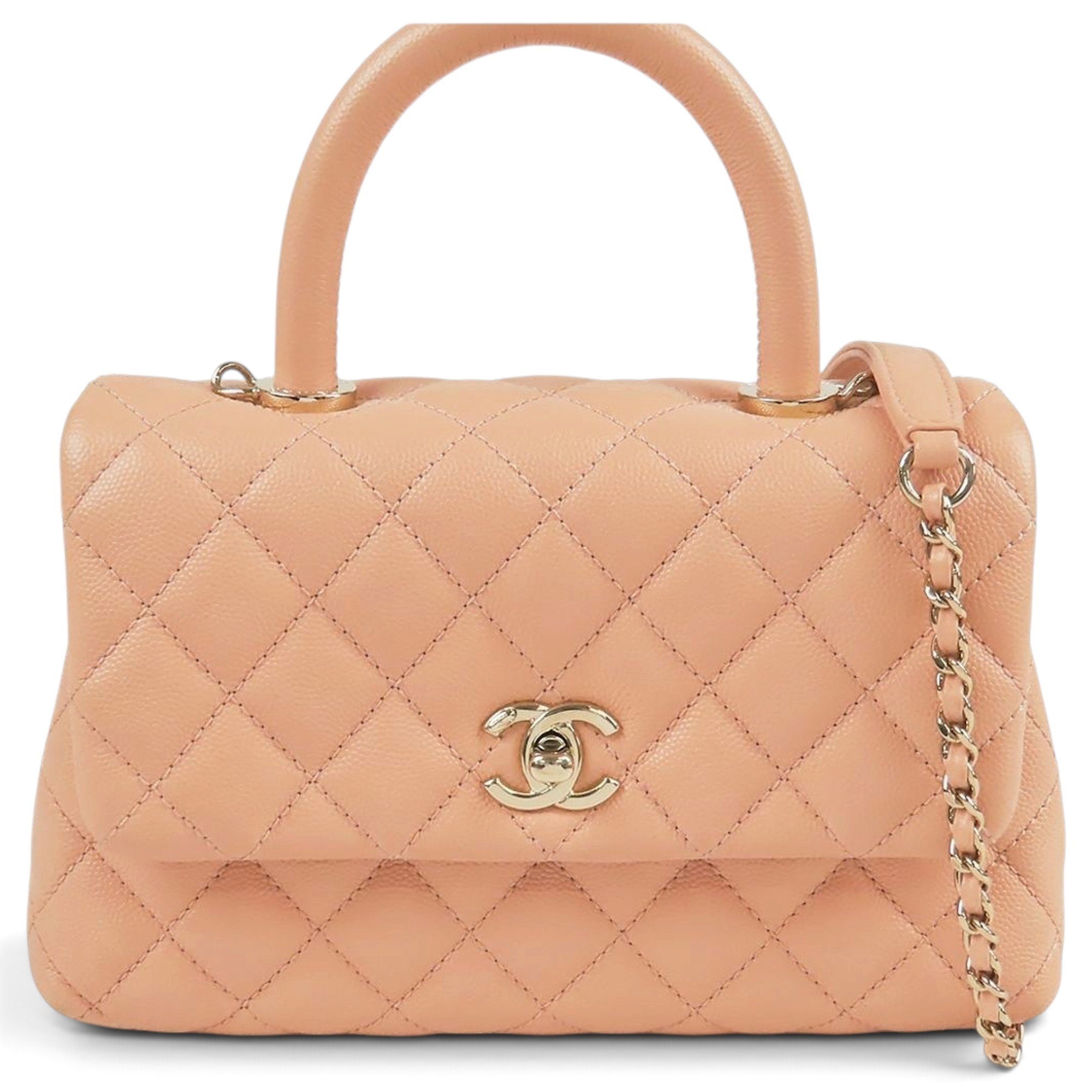 Coco Handle leather handbag