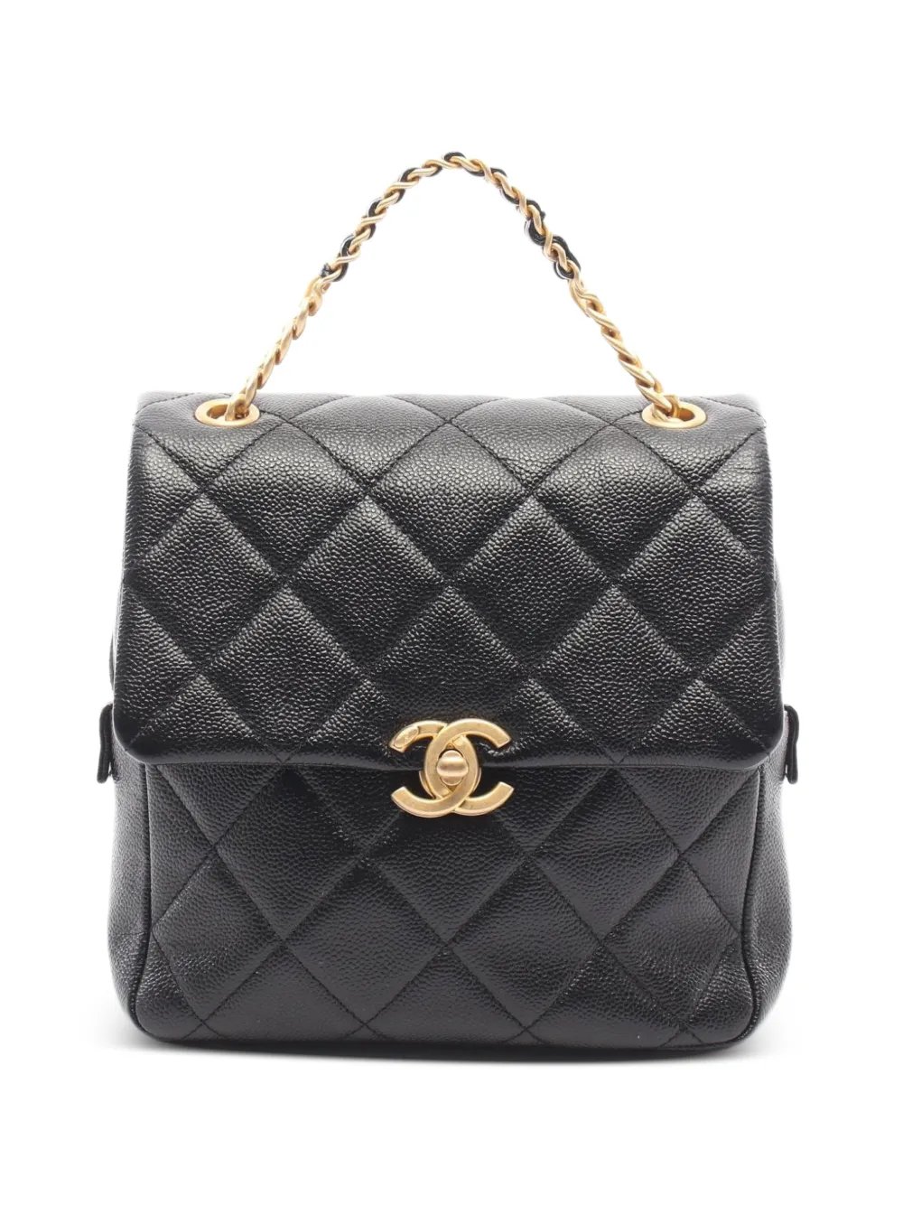 matelassé caviar backpack