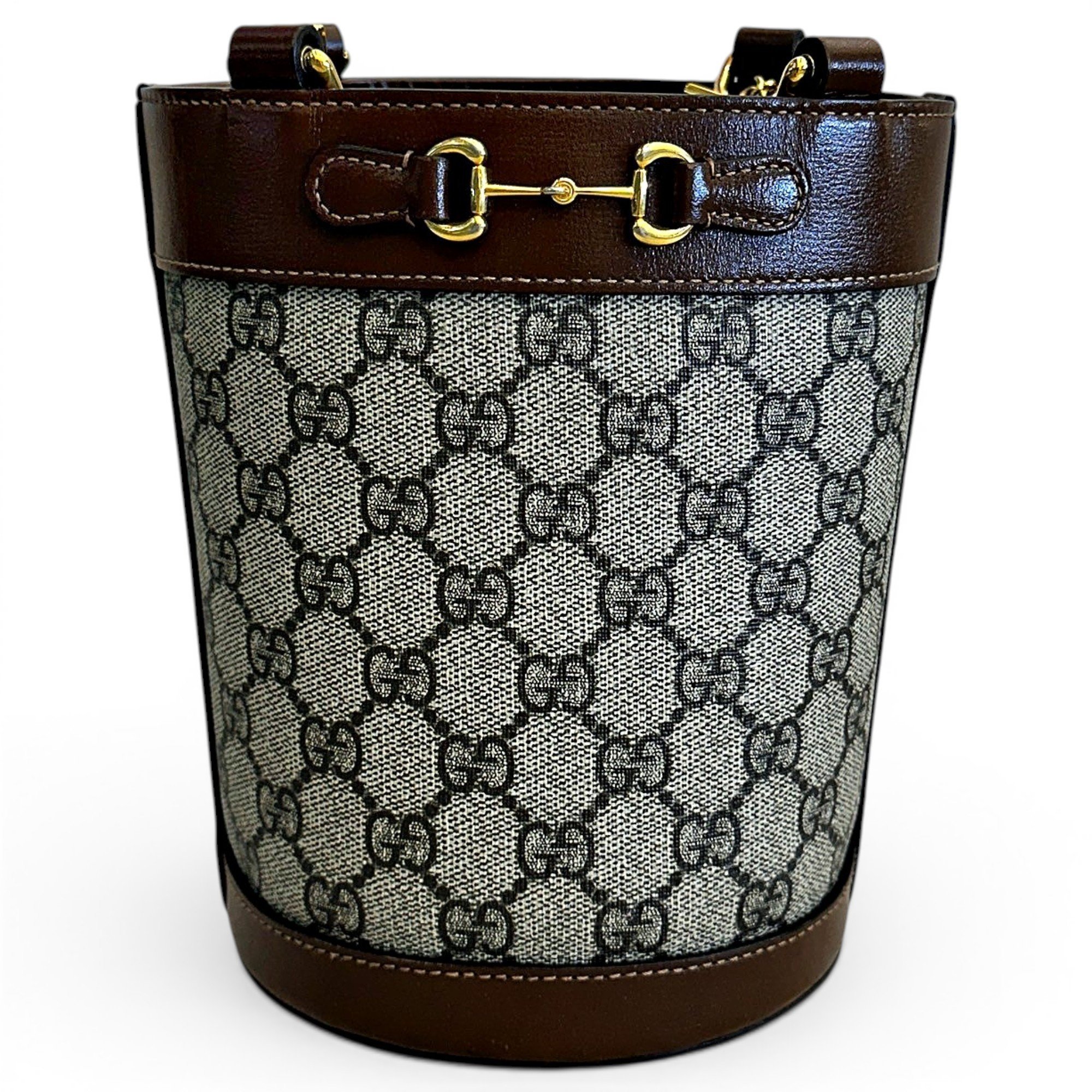 Horsebit 1955 Bucket leather crossbody bag