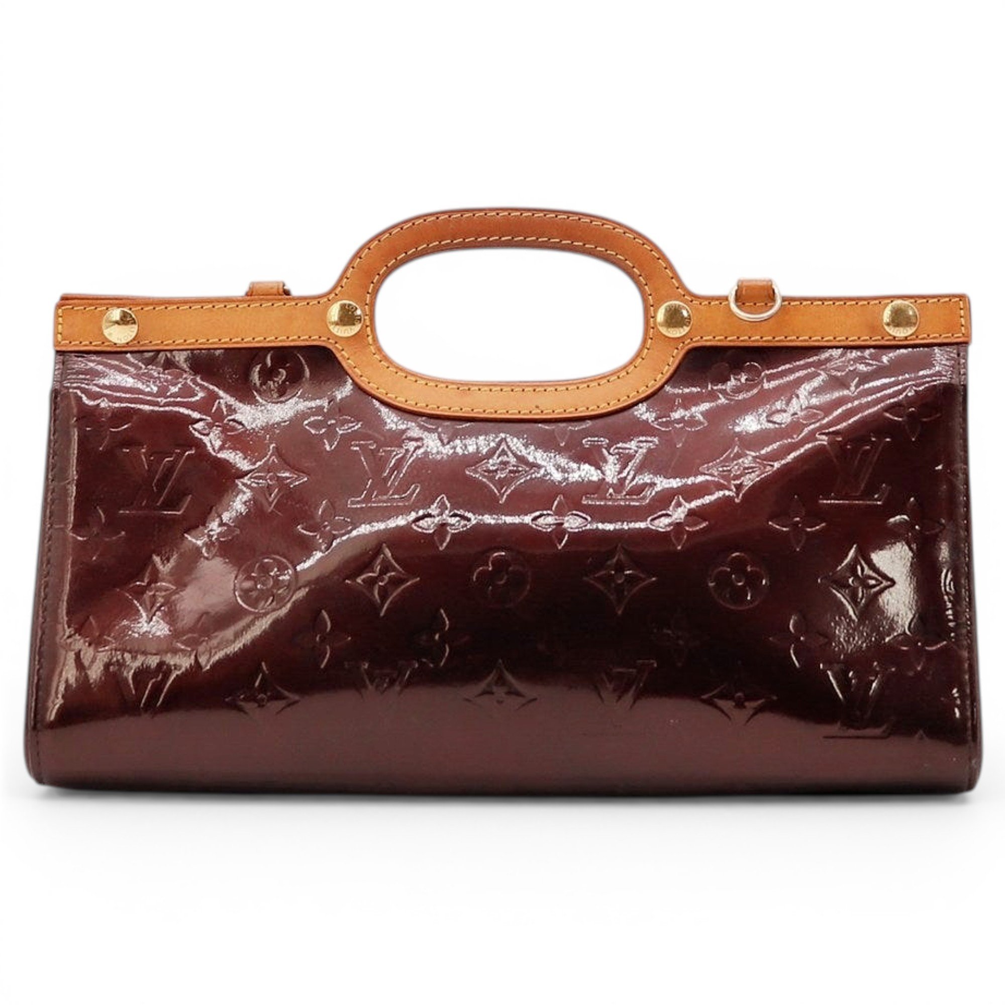 Roxbury patent leather handbag