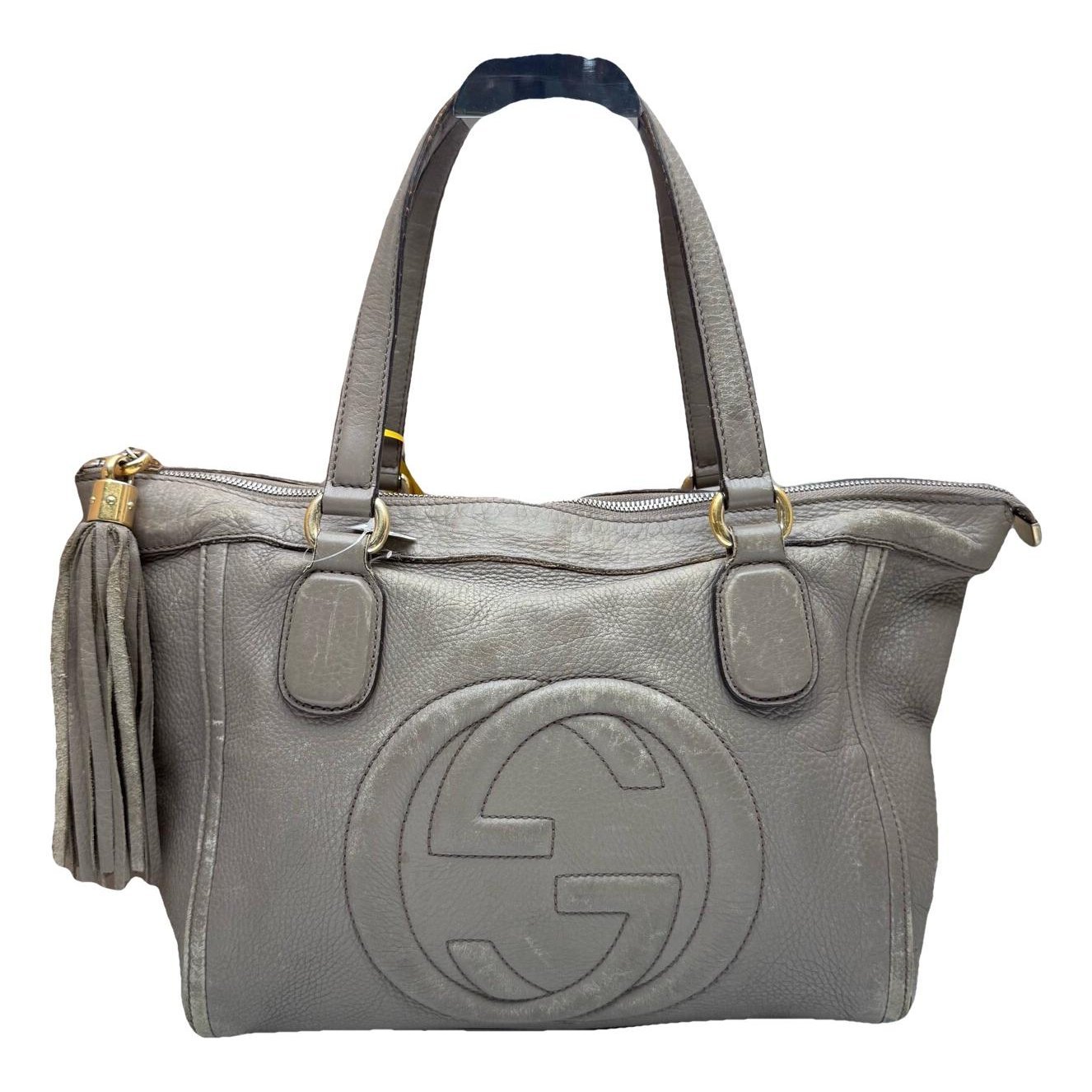 Leather handbag