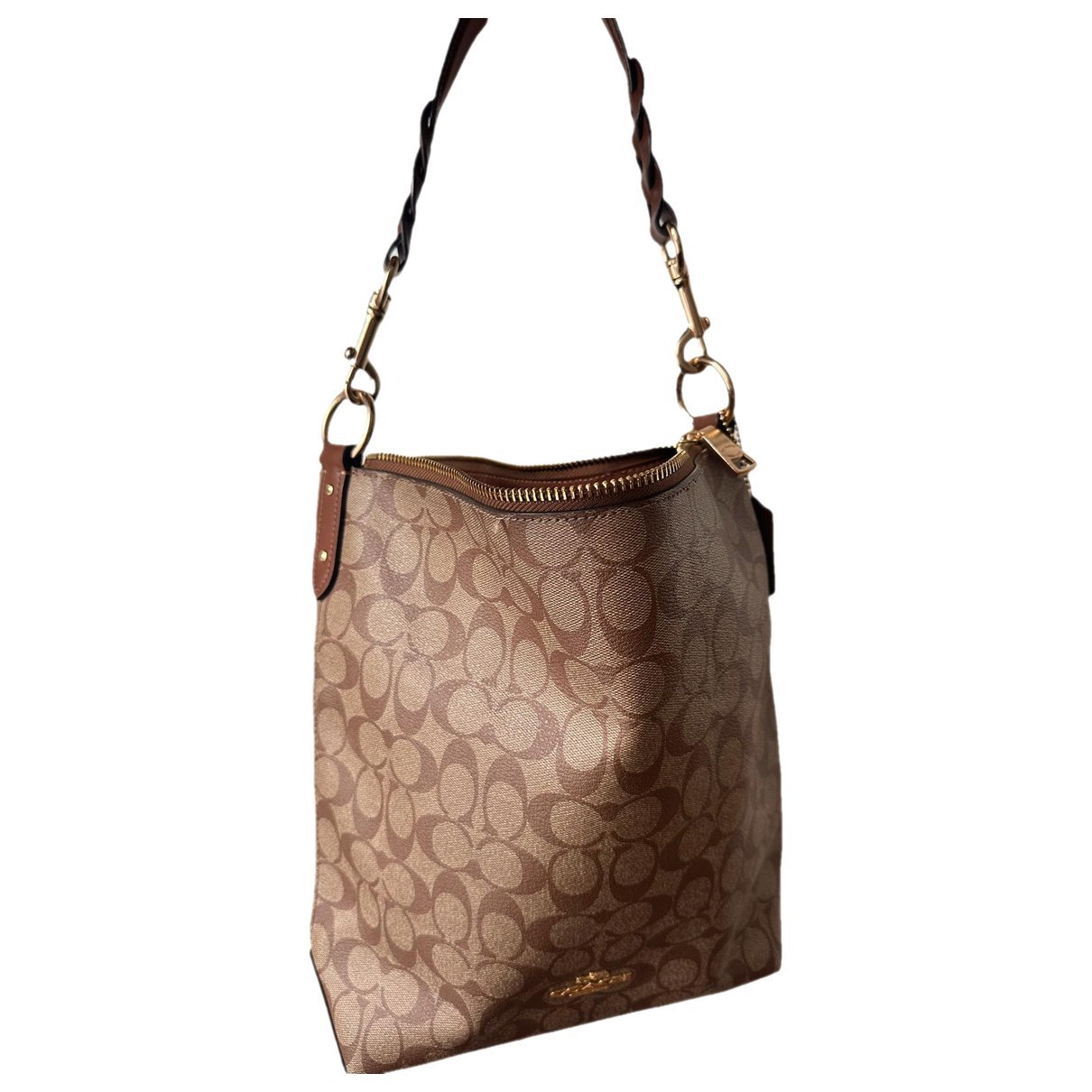 Abby duffle leather tote