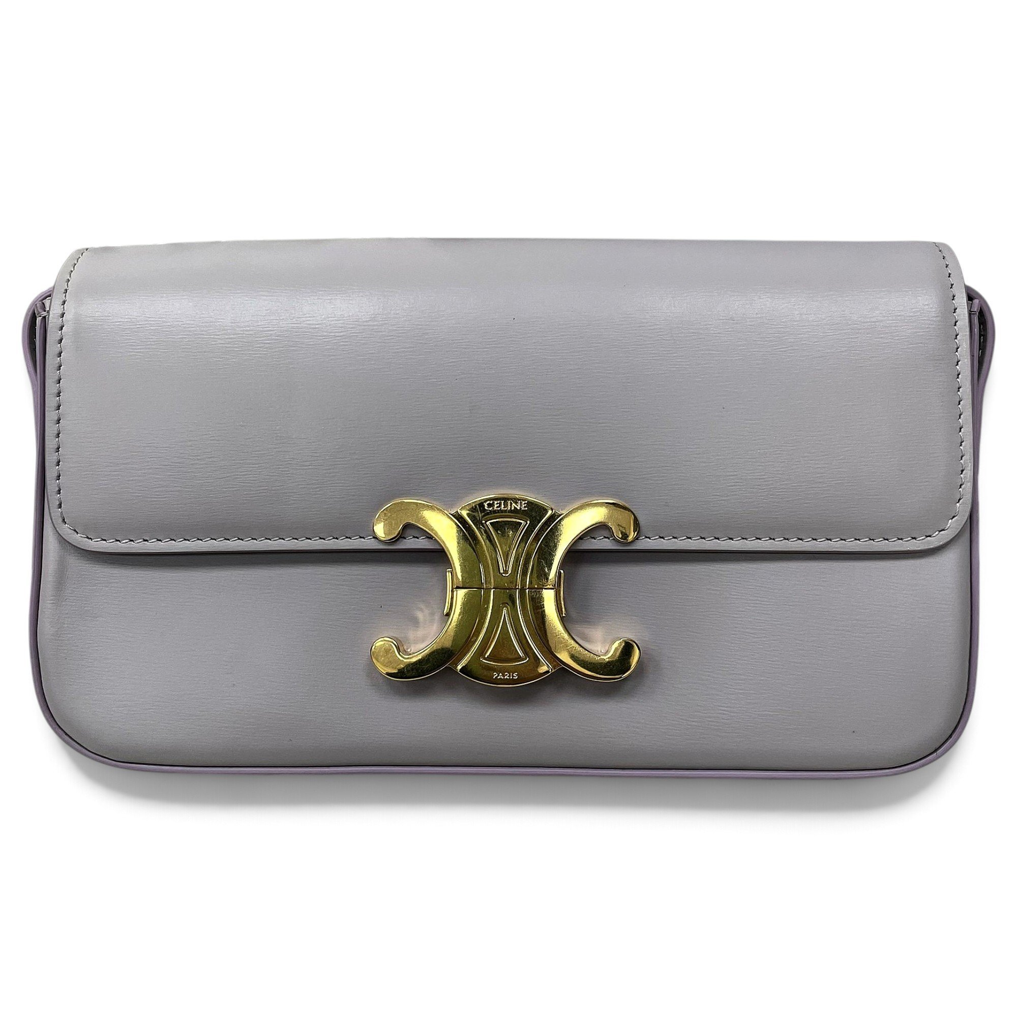 Triomphe Long leather handbag