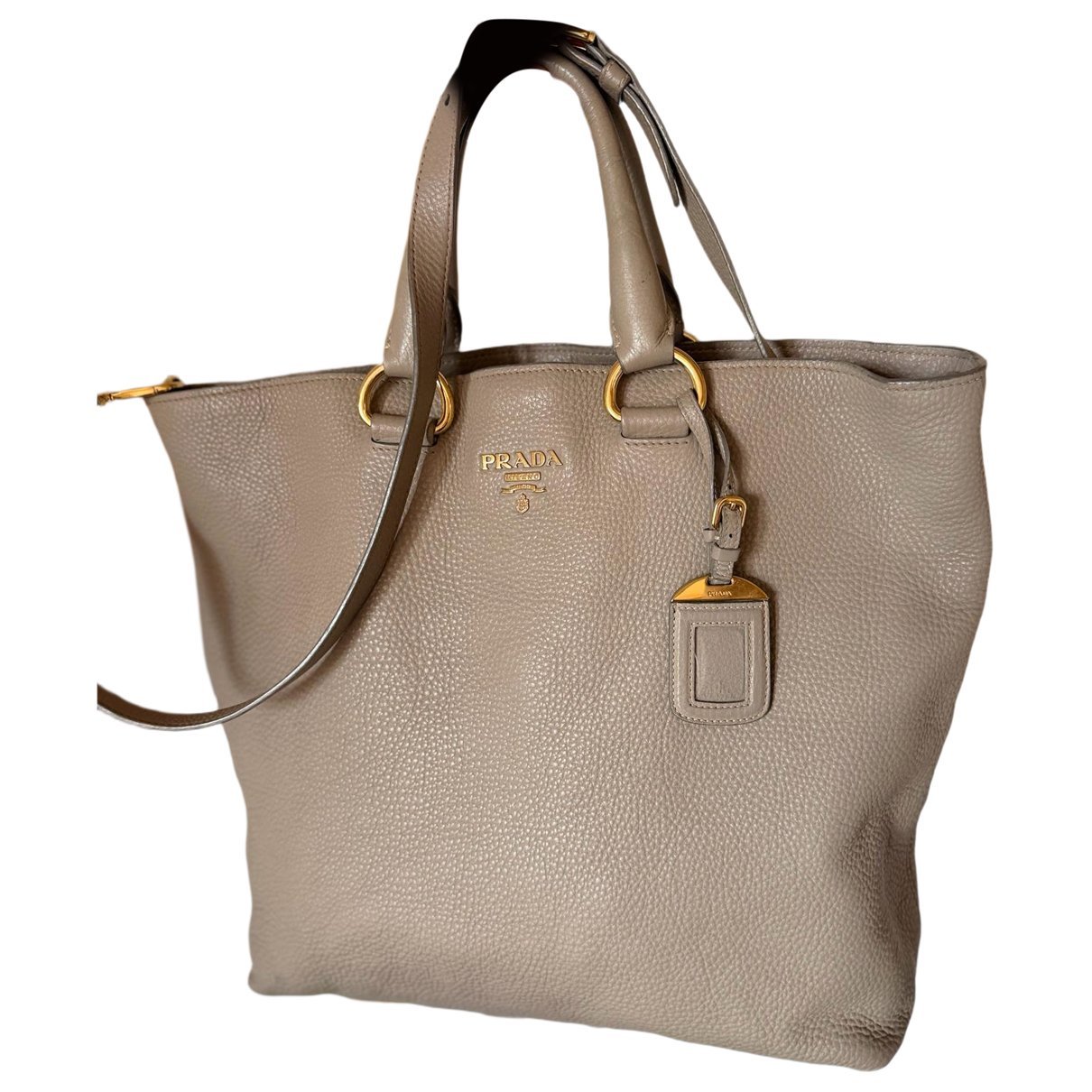Leather tote