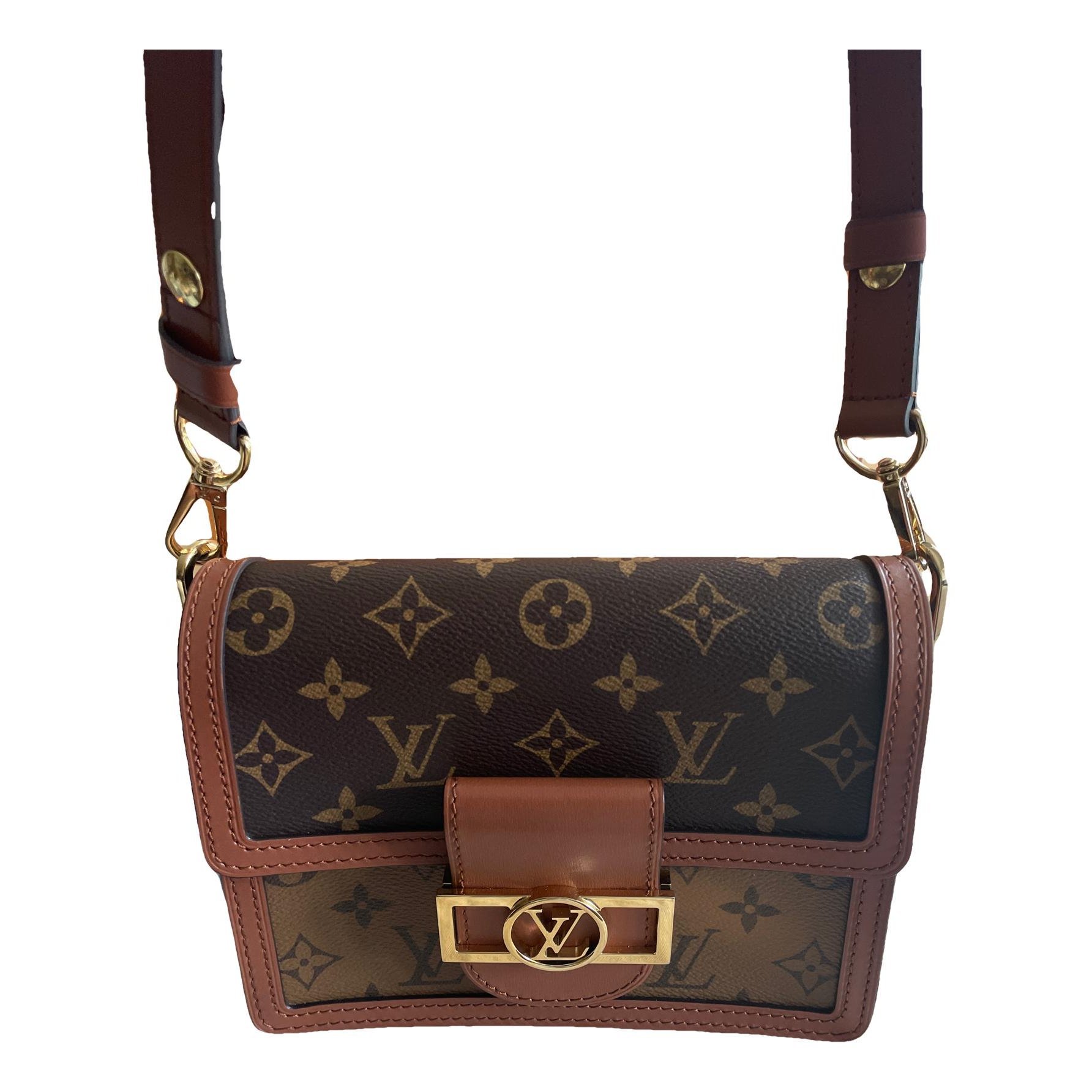 Dauphine leather handbag