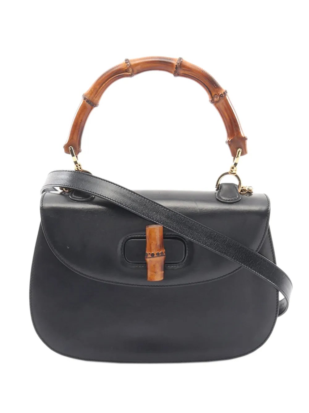 20th Century Calfskin Bamboo Night satchel