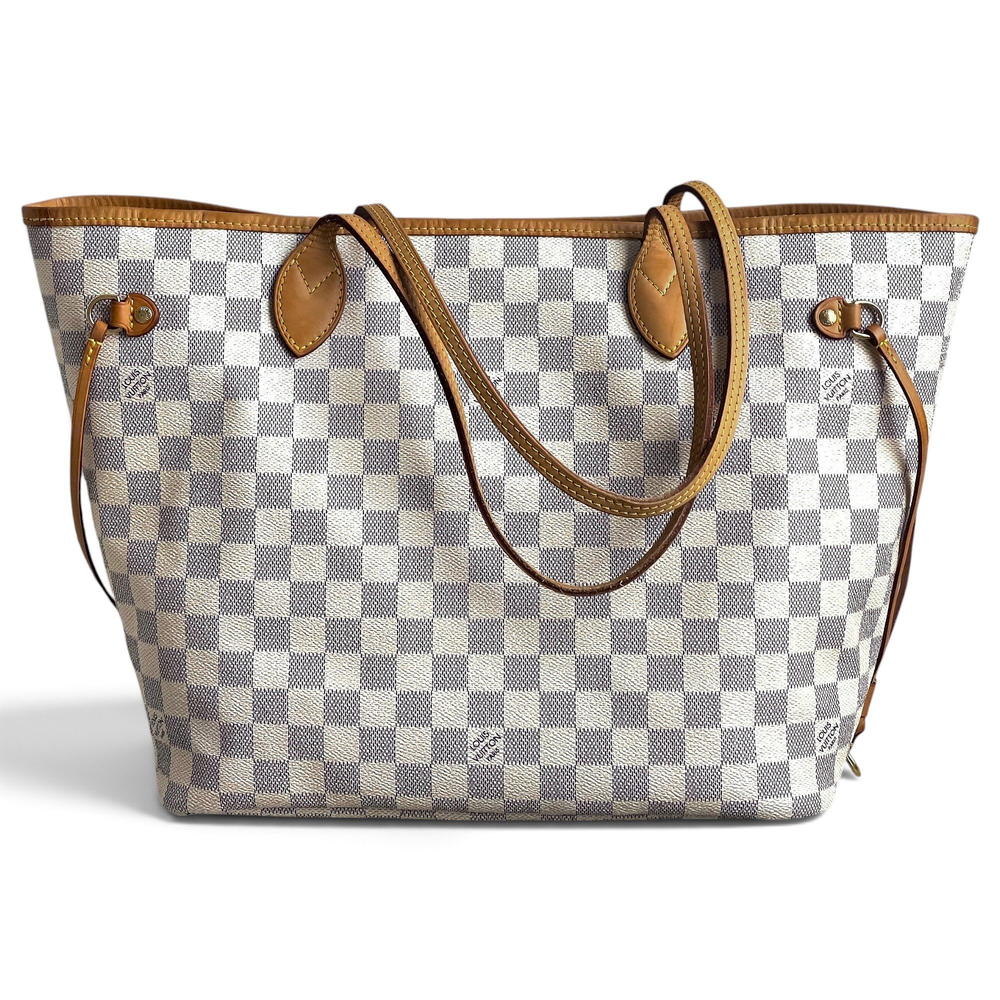 Louis Vuitton Neverfull leather tote