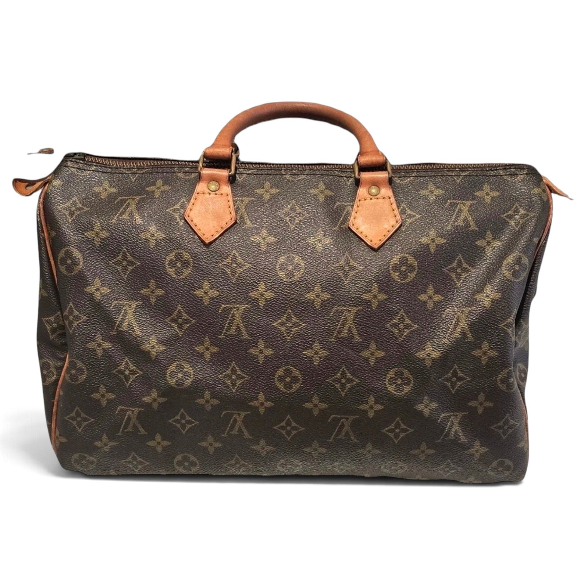 Speedy leather handbag