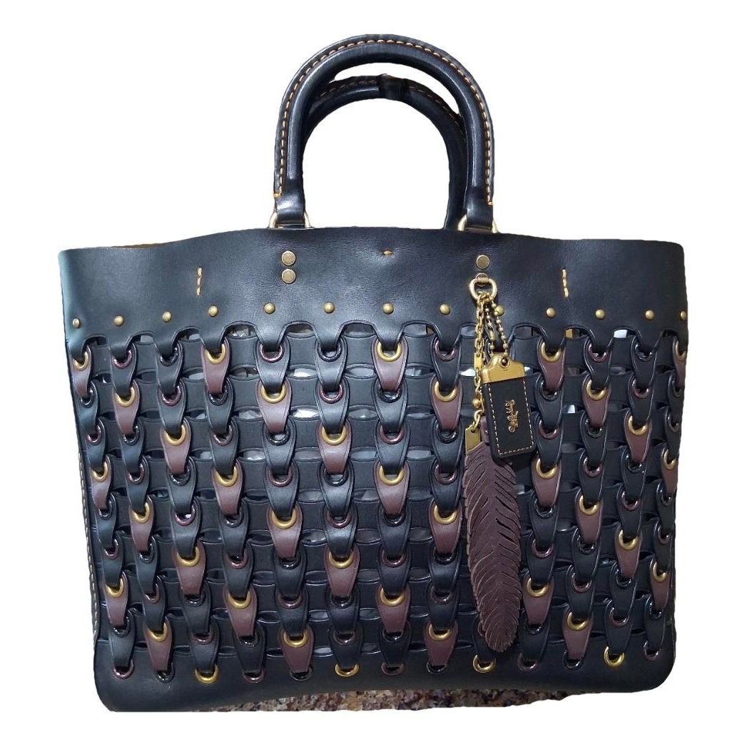Leather tote