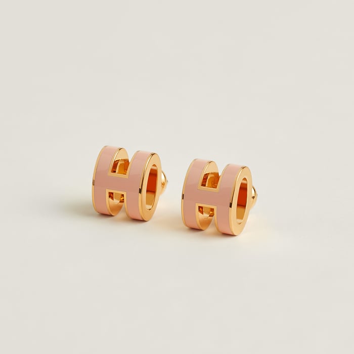Rose Églantine Mini Pop H Earrings
