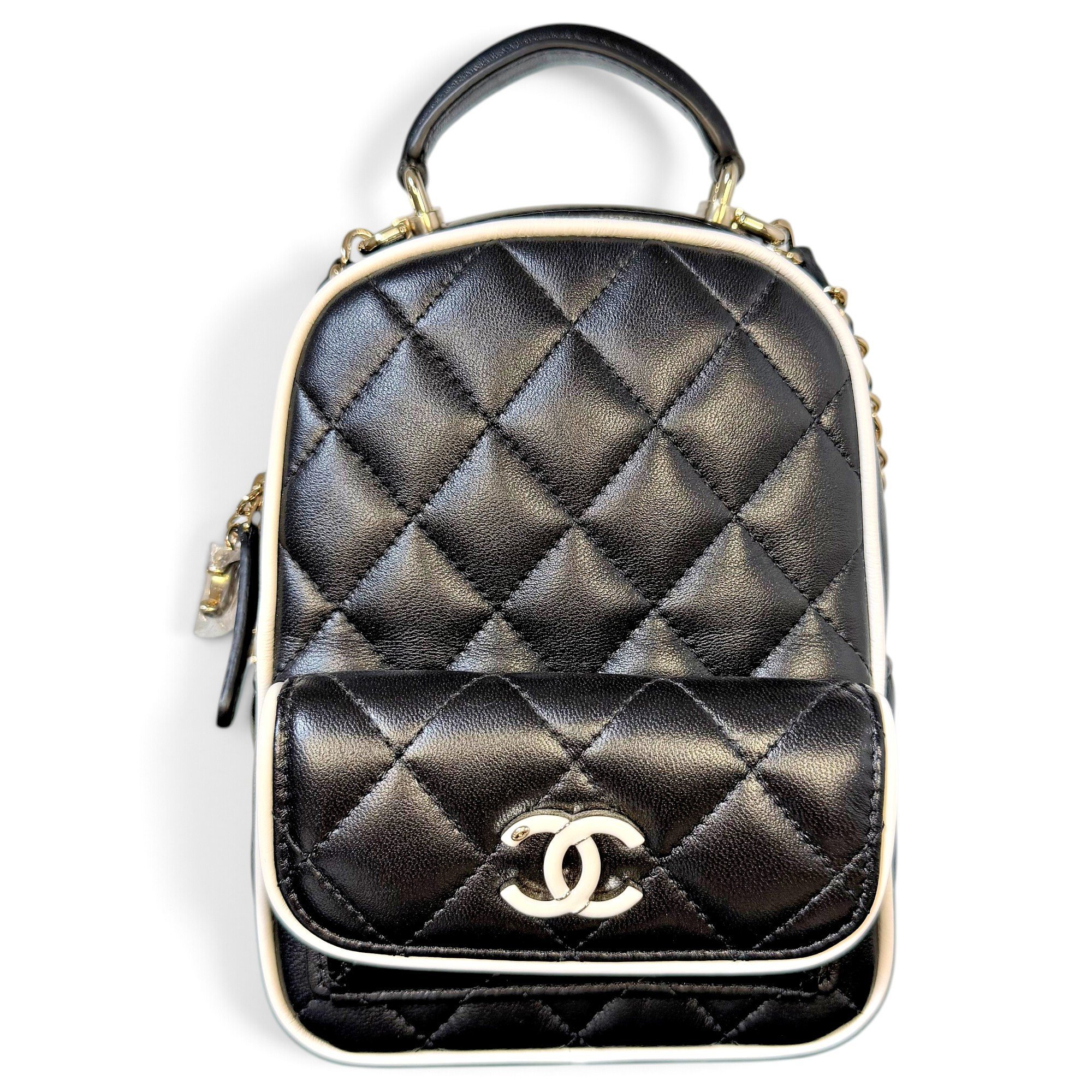 Leather backpack