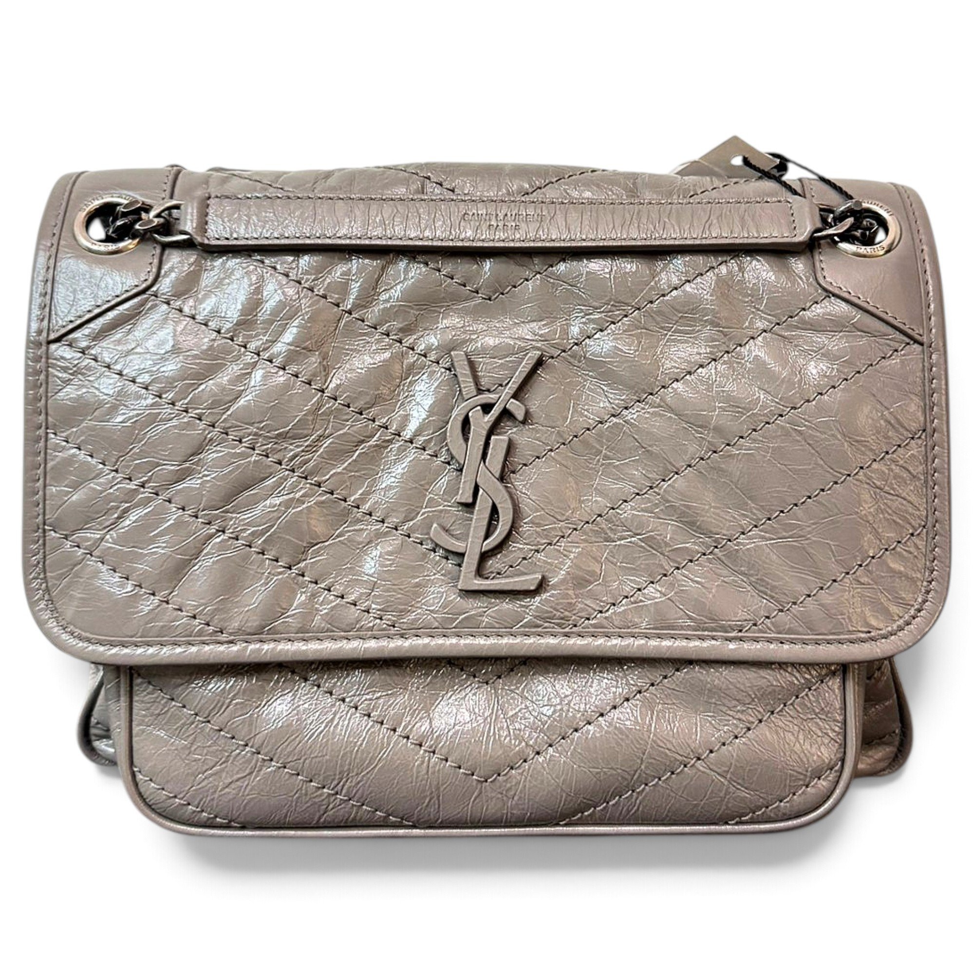 Niki leather crossbody bag