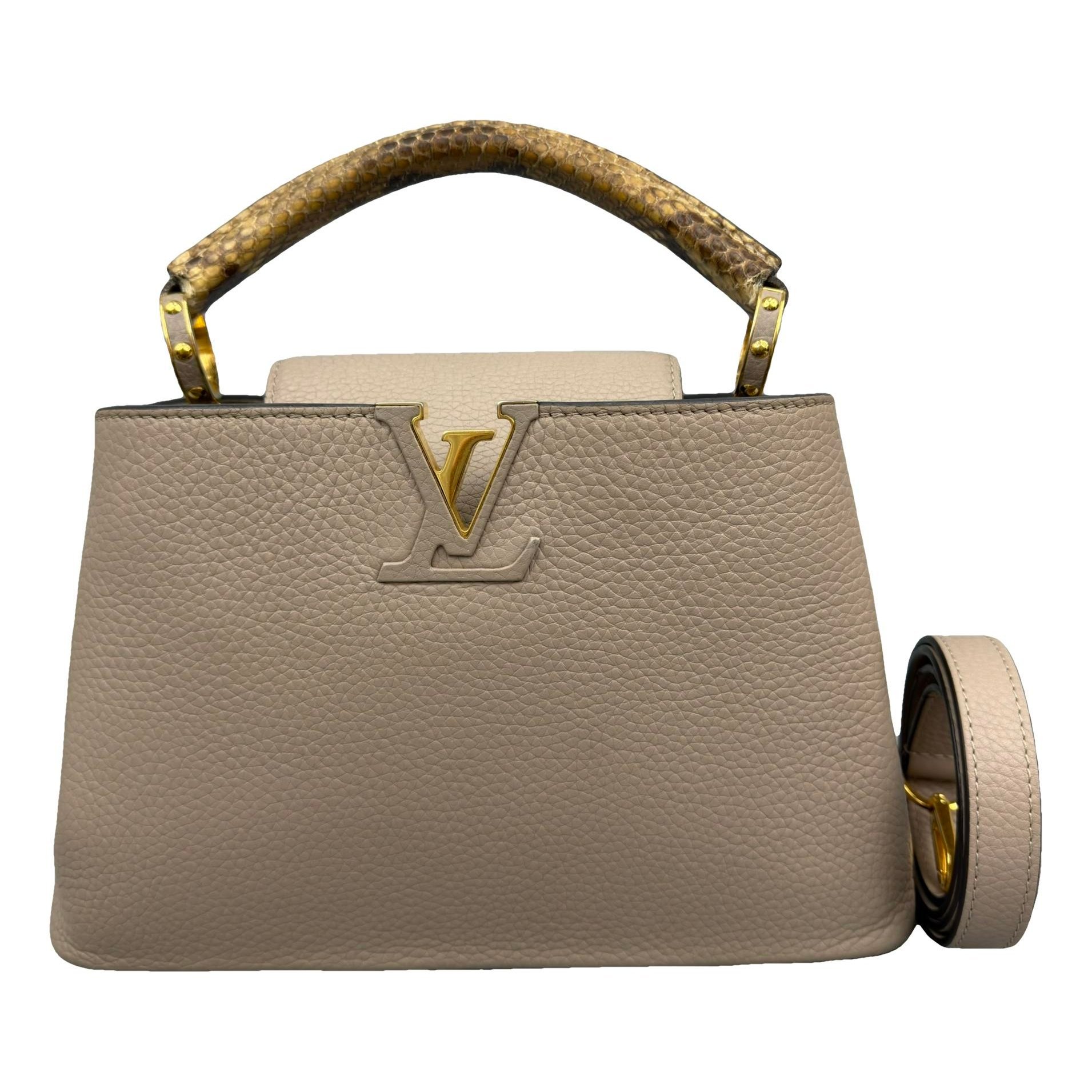 Capucines leather handbag