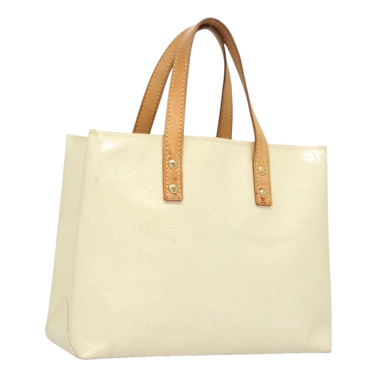 Patent leather handbag