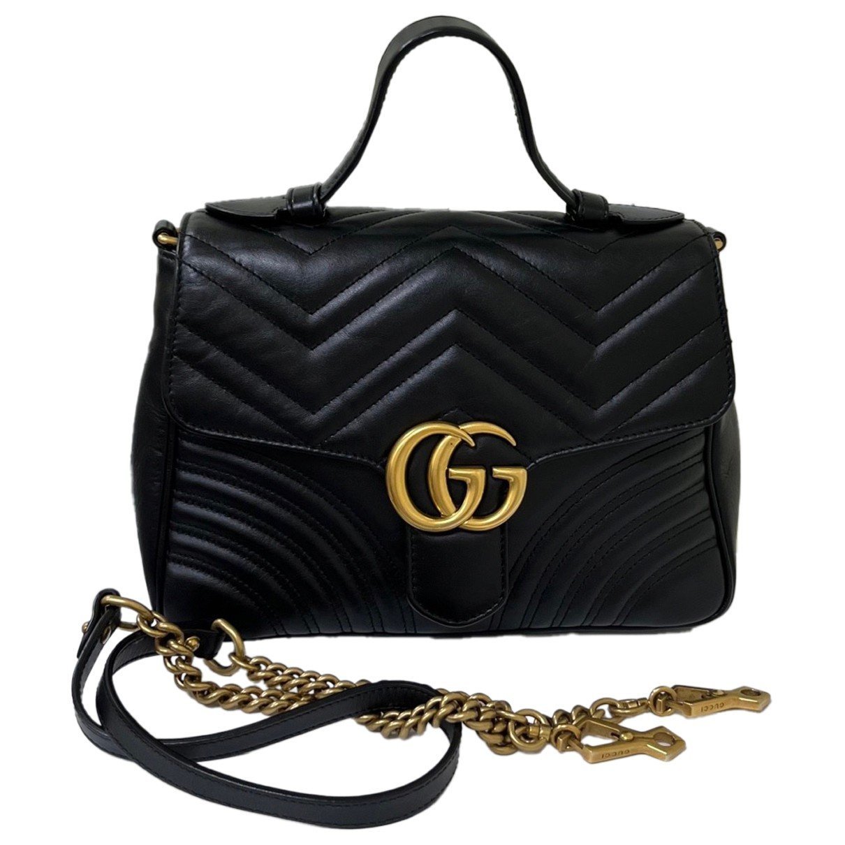 GG Marmont Flap leather handbag