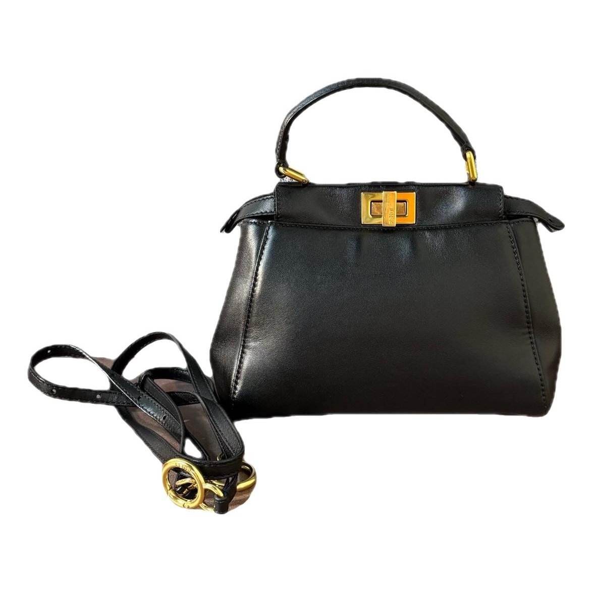 Peekaboo leather handbag