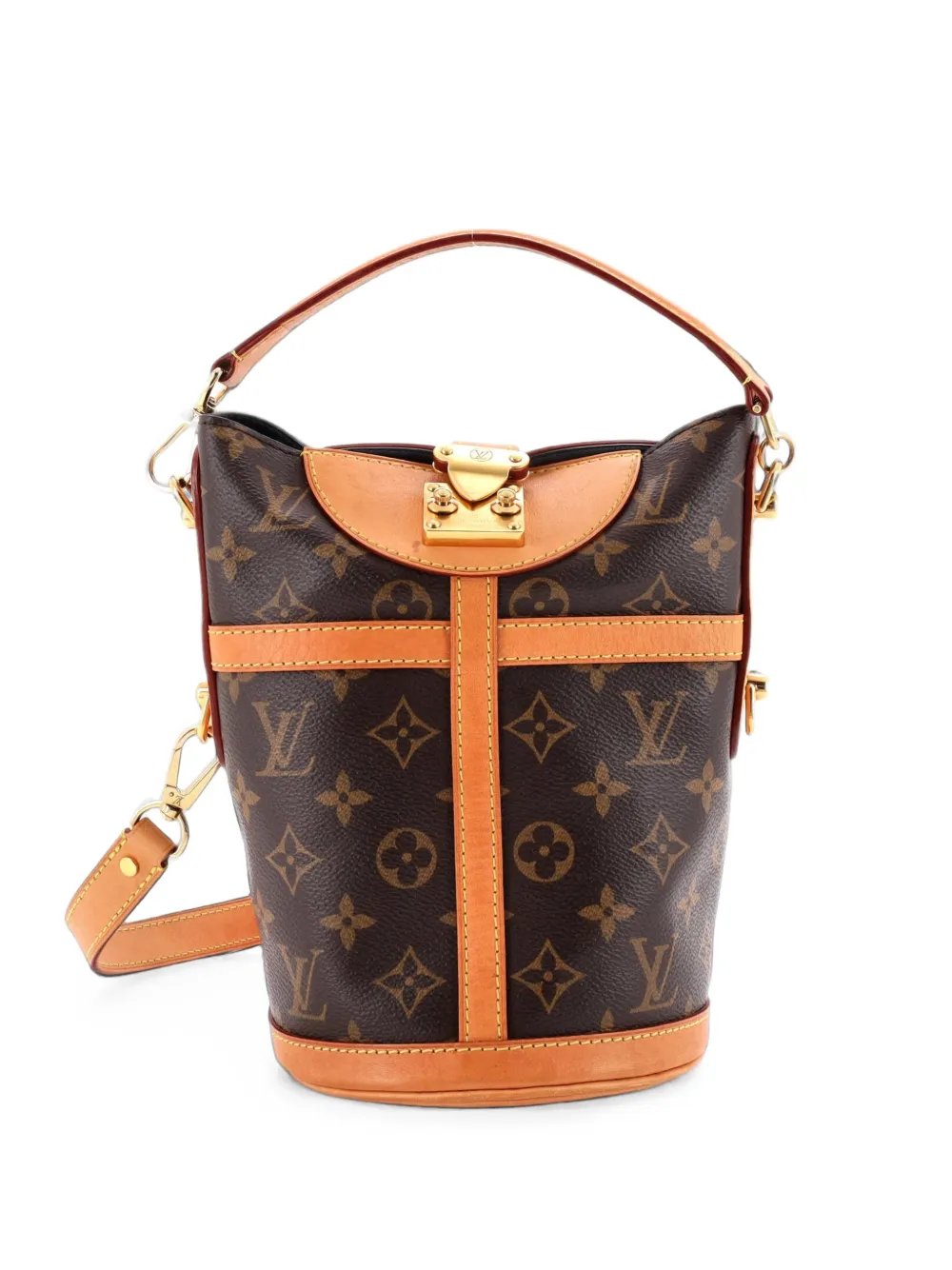 Duffle Handbag Monogram Canvas bucket bag