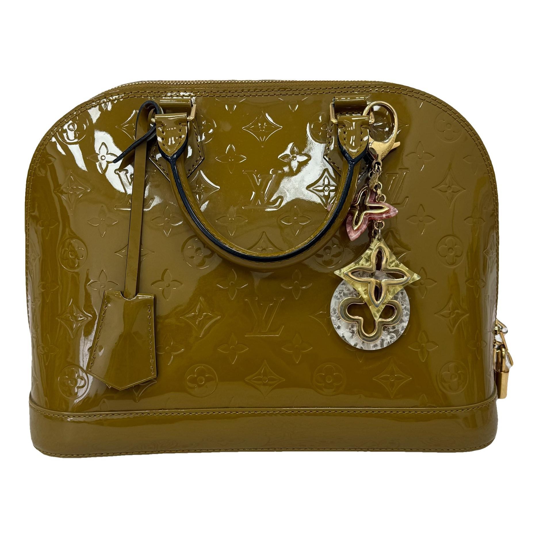 Alma BB patent leather handbag