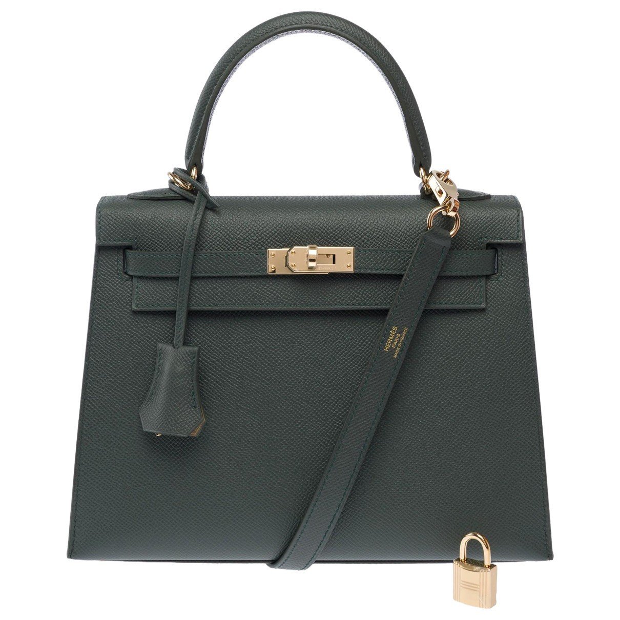 Kelly 25 leather handbag