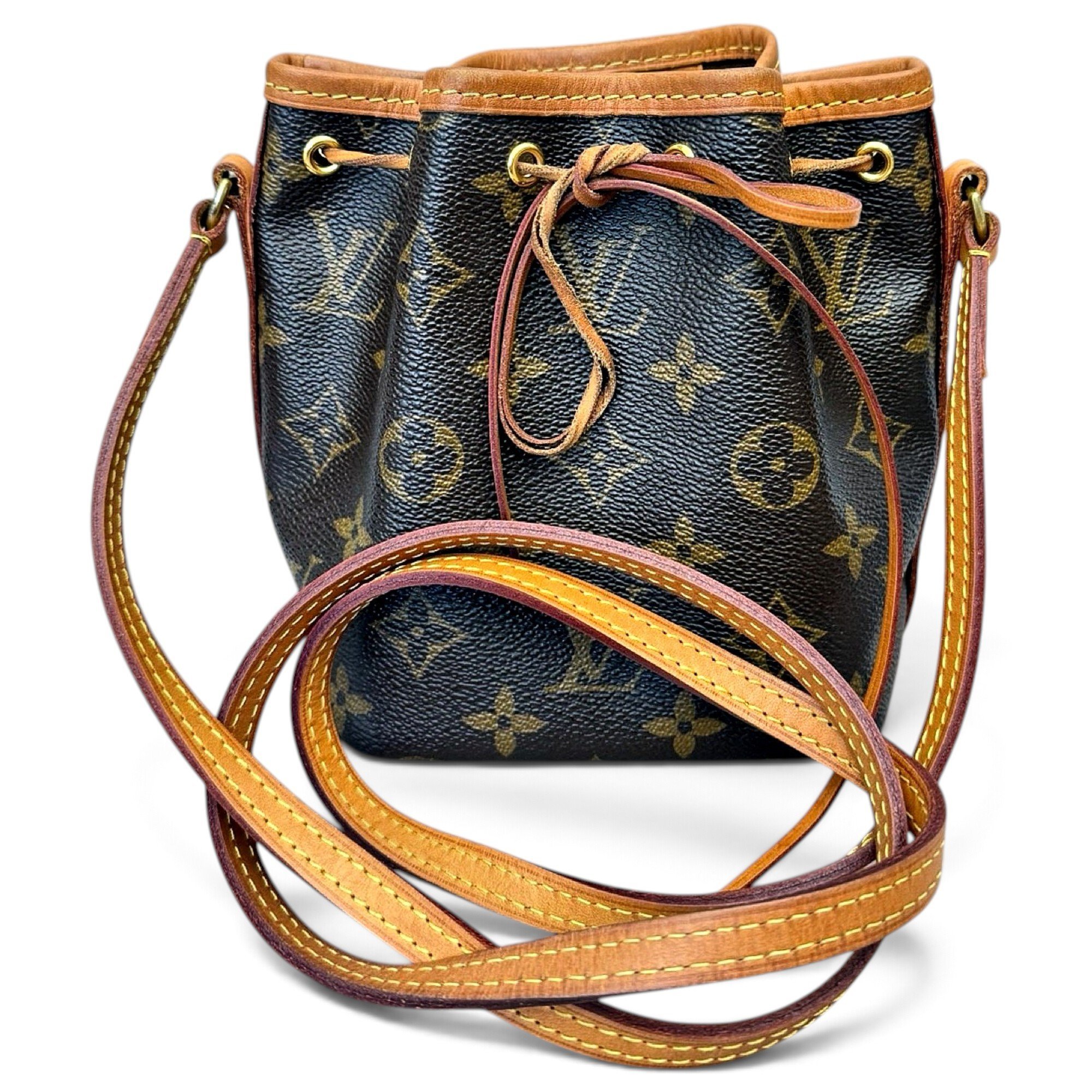 Louis Vuitton Nano Noé leather crossbody bag