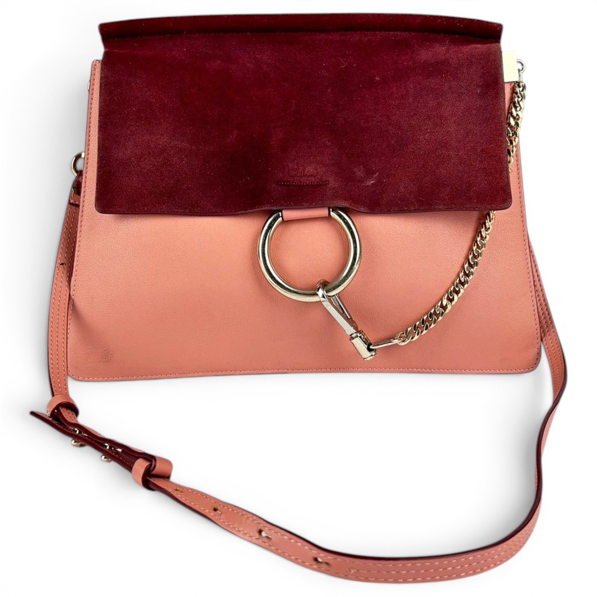 Faye leather handbag