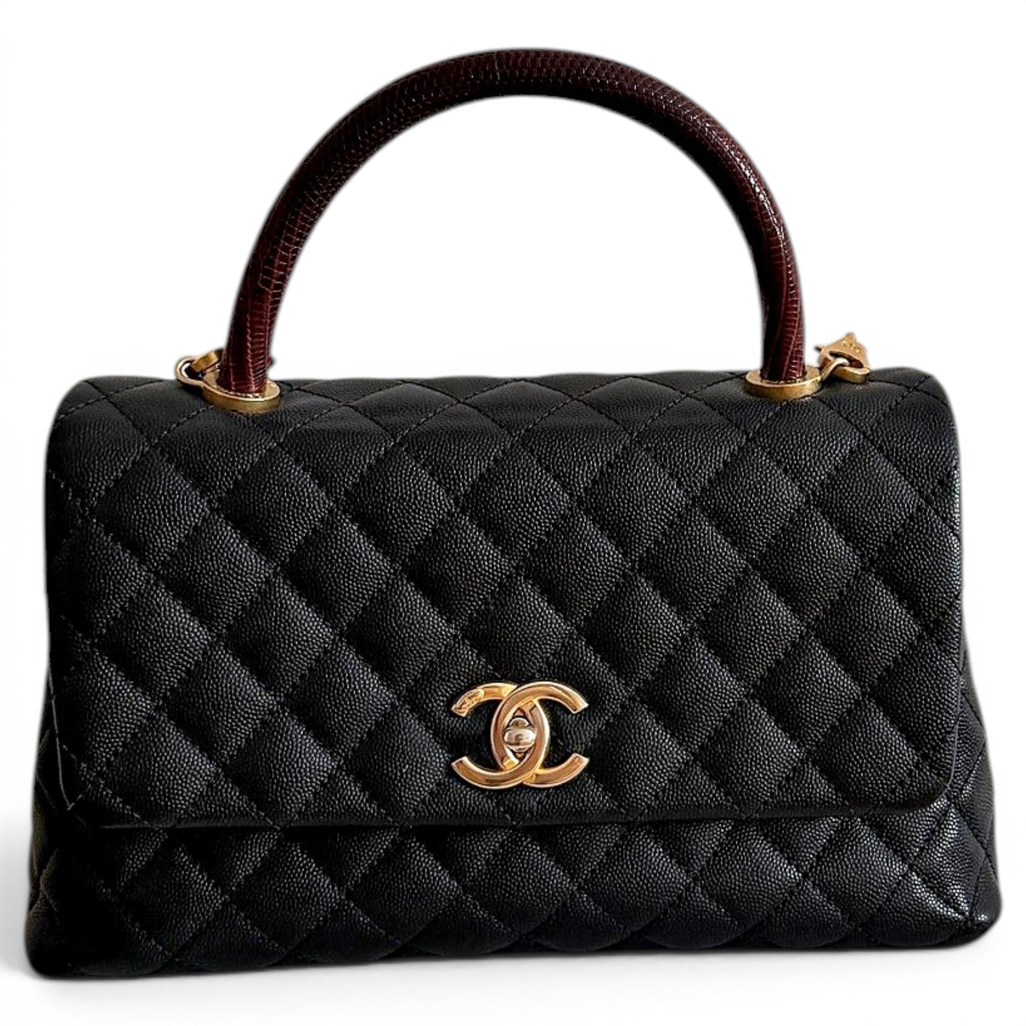 Coco Handle leather handbag