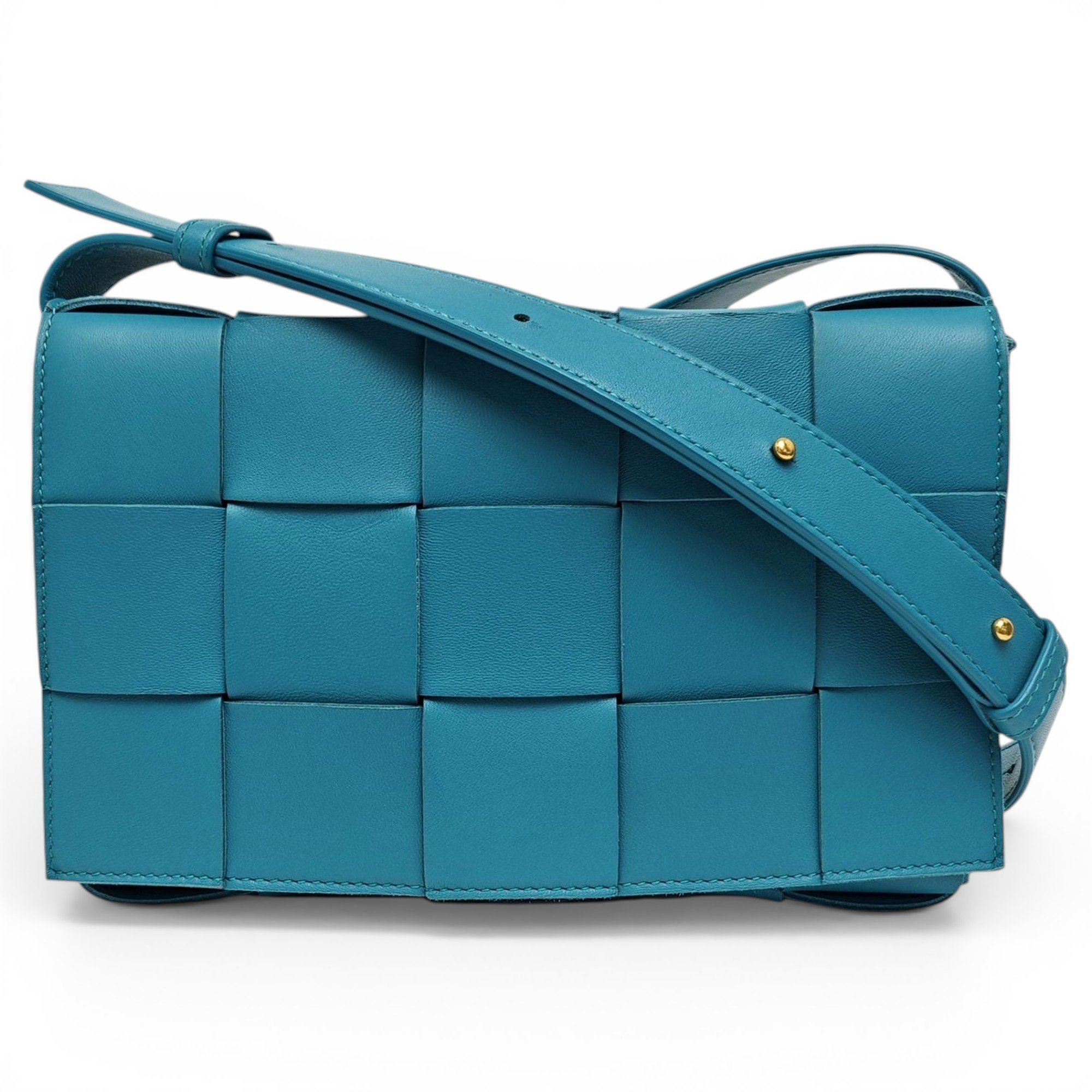 Cassette leather crossbody bag