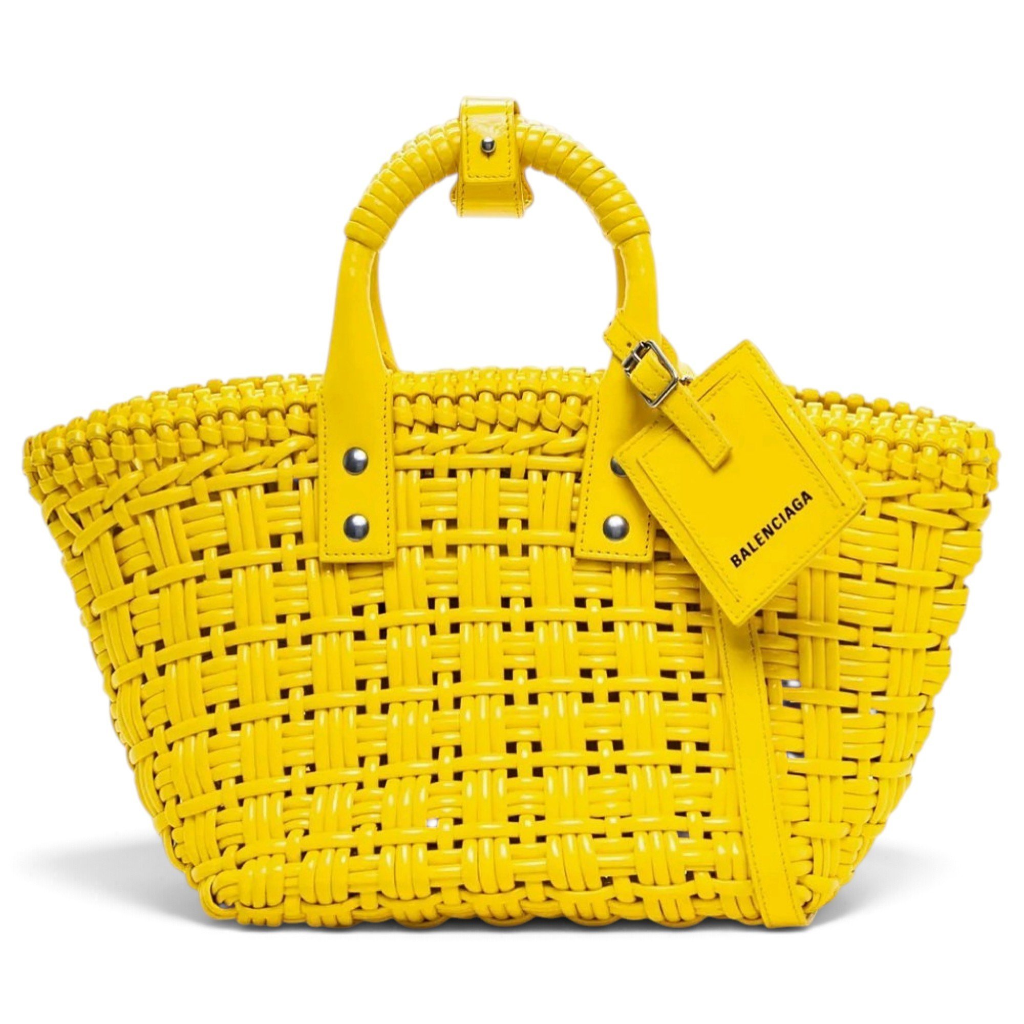 Bistro Panier patent leather tote
