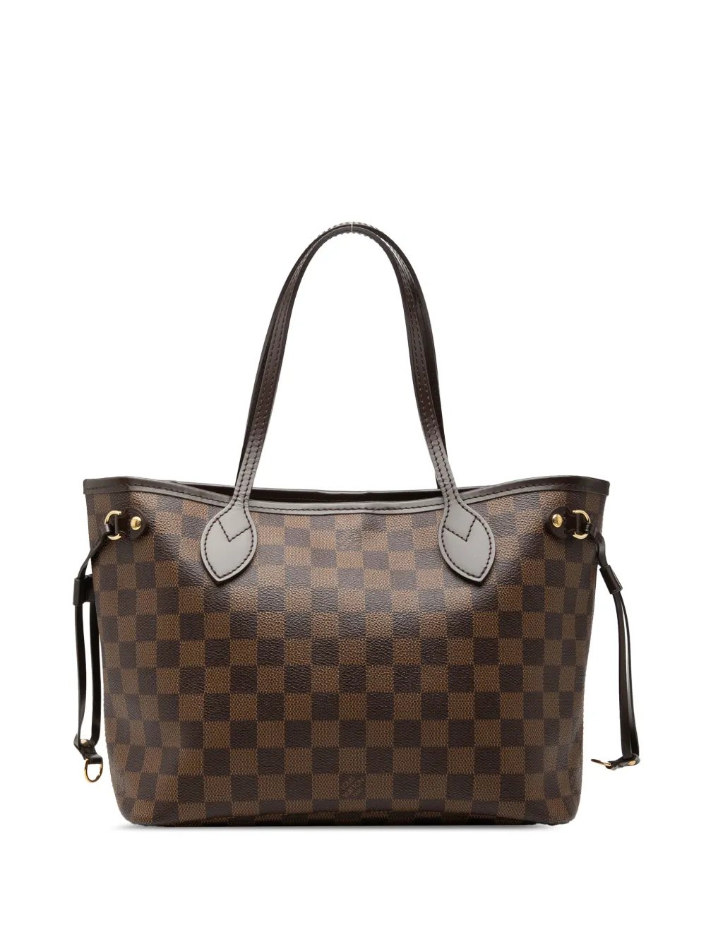 2009 Damier Ebene Neverfull PM tote bag