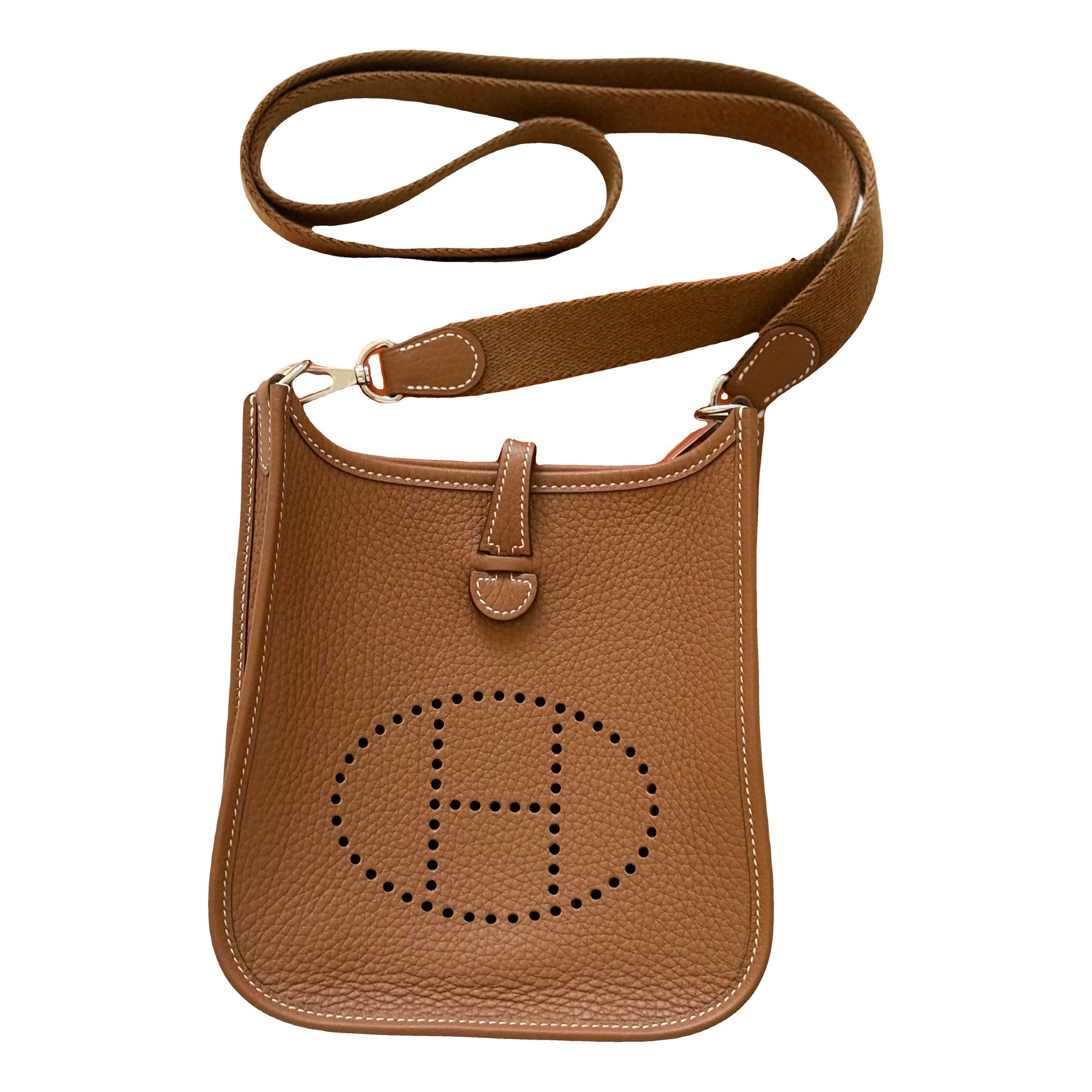 Evelyne leather handbag