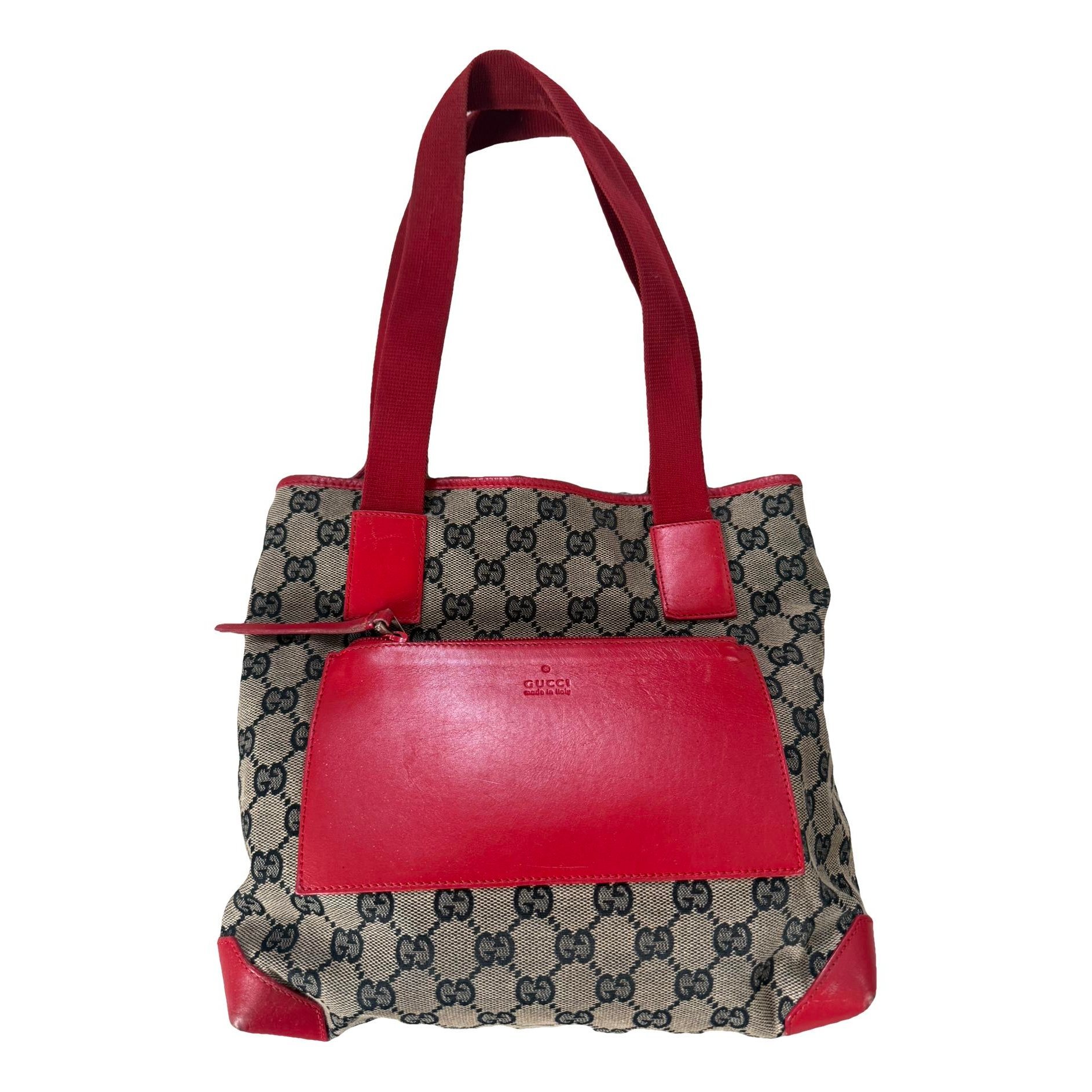 Leather tote