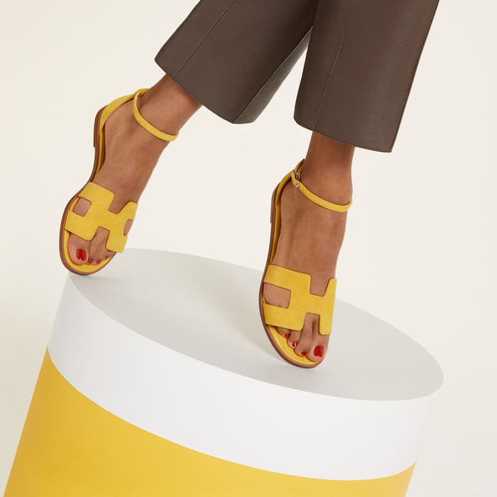 Jaune Bouton d'Or Santorini Sandal