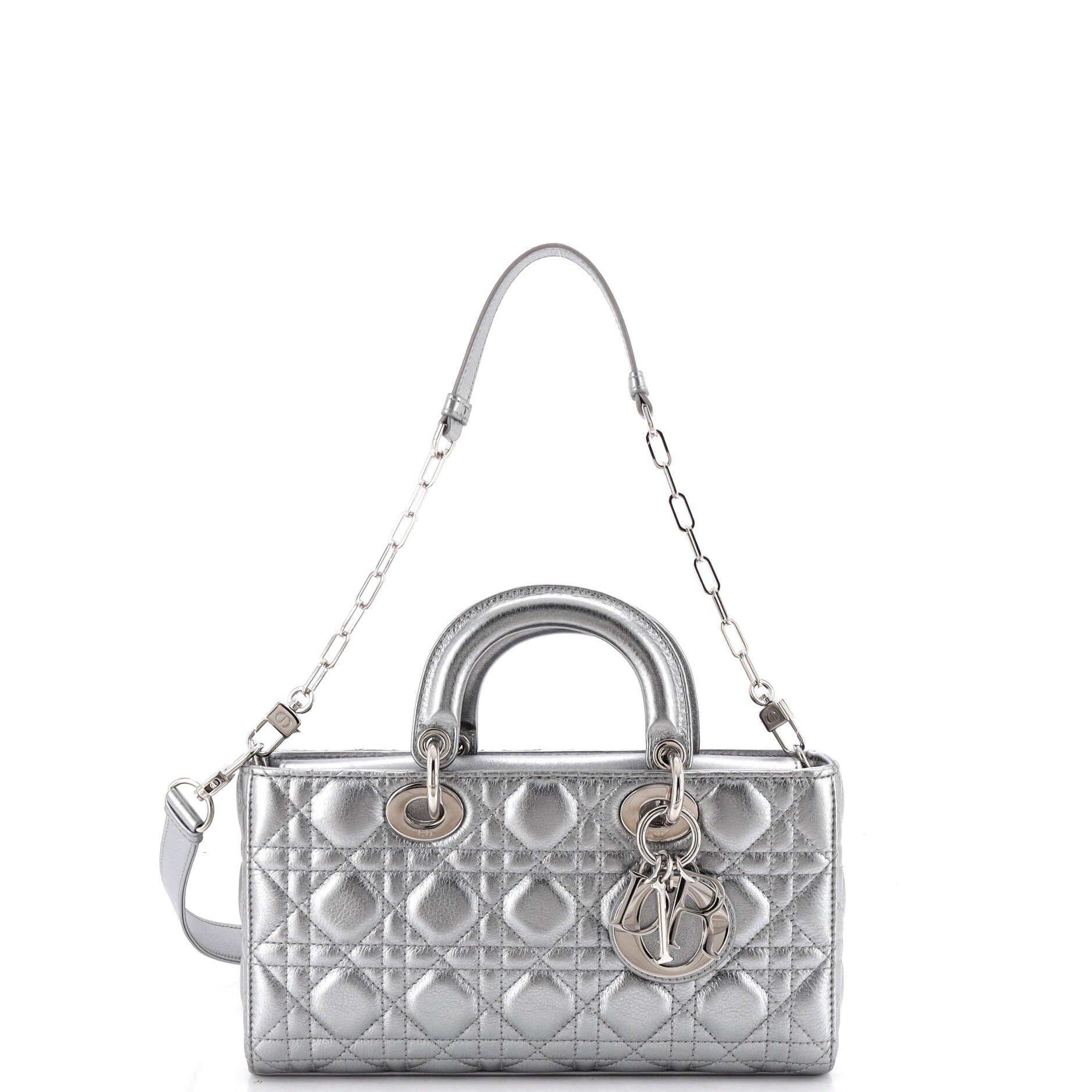 Lady D-Joy Bag Cannage Quilt Lambskin Medium