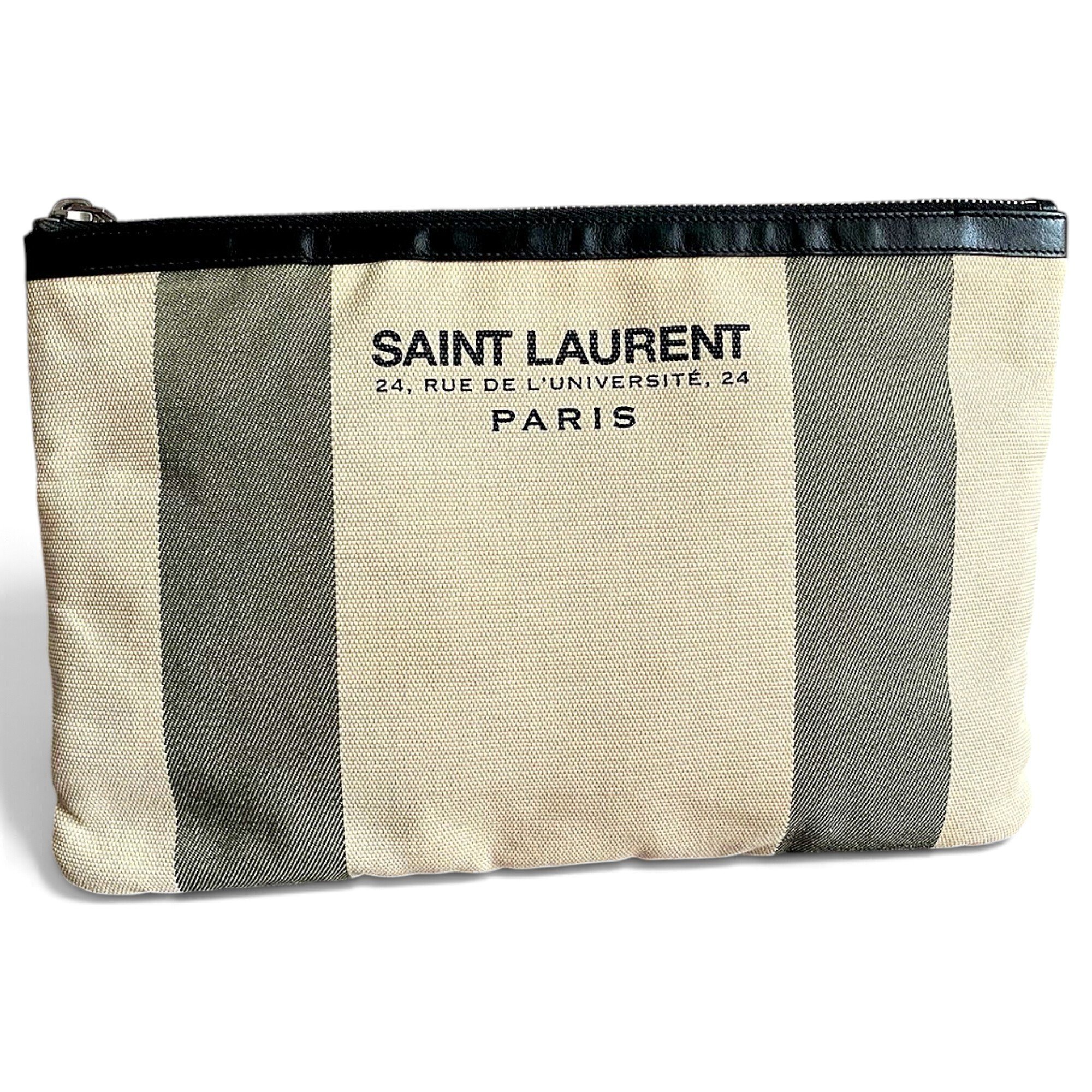 Rive Gauche cloth clutch bag