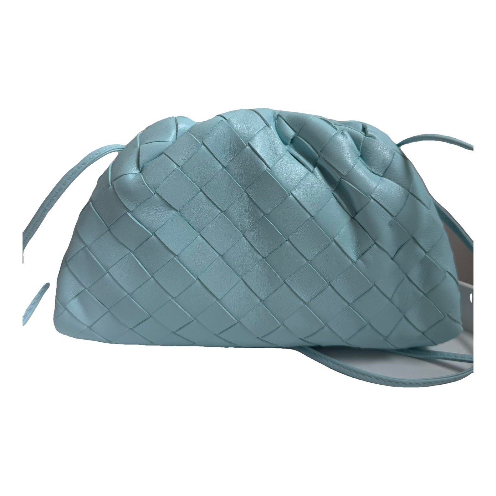 Pouch leather crossbody bag