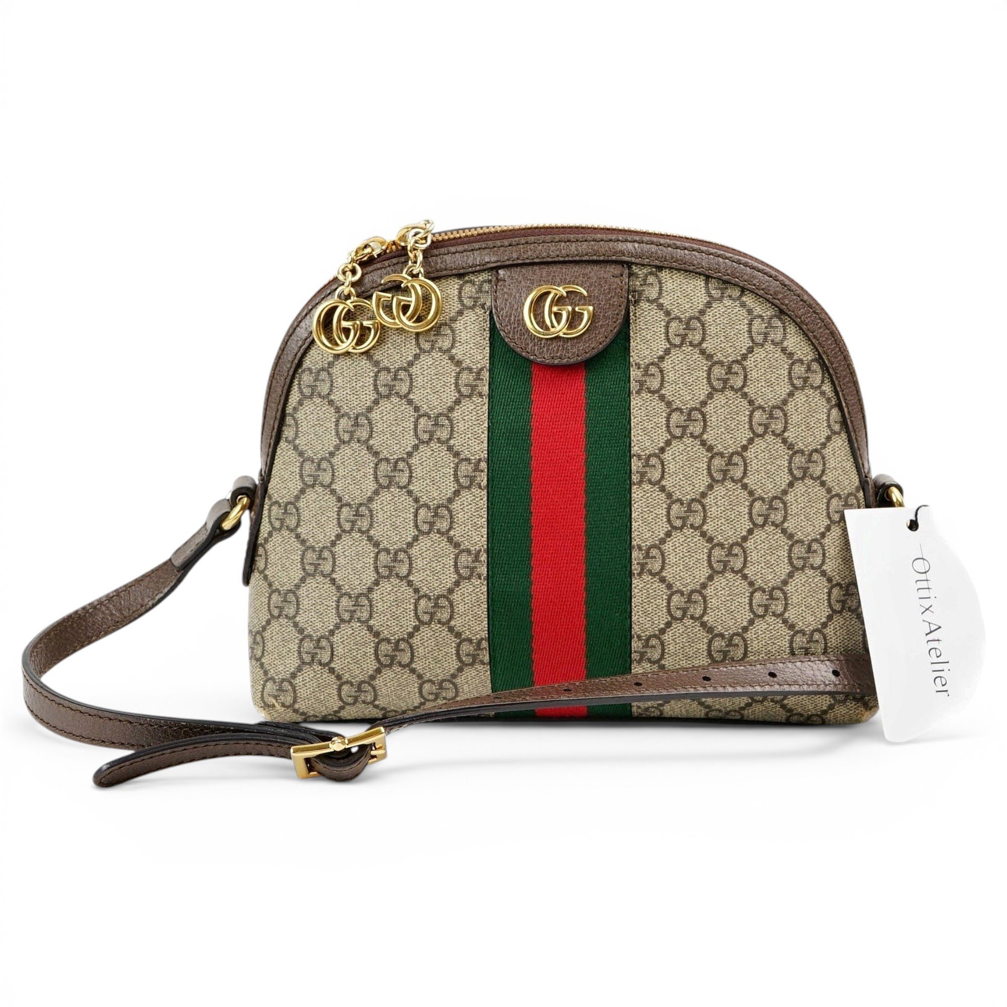 Gucci Ophidia Dome leather crossbody bag