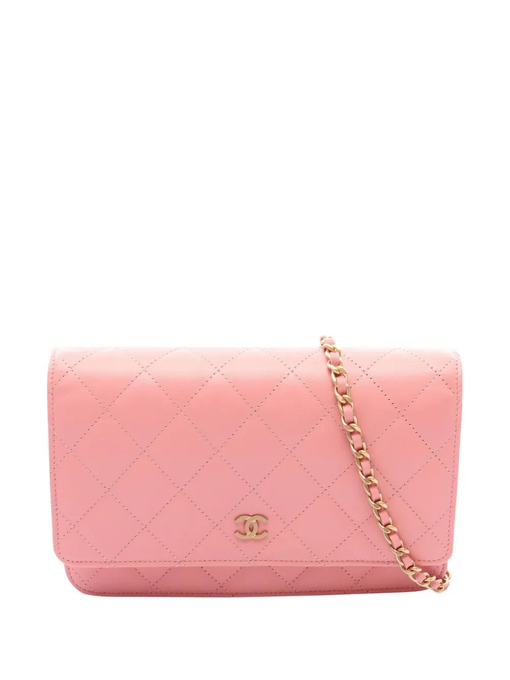 2019 Lambskin Classic Wallet on Chain crossbody bag