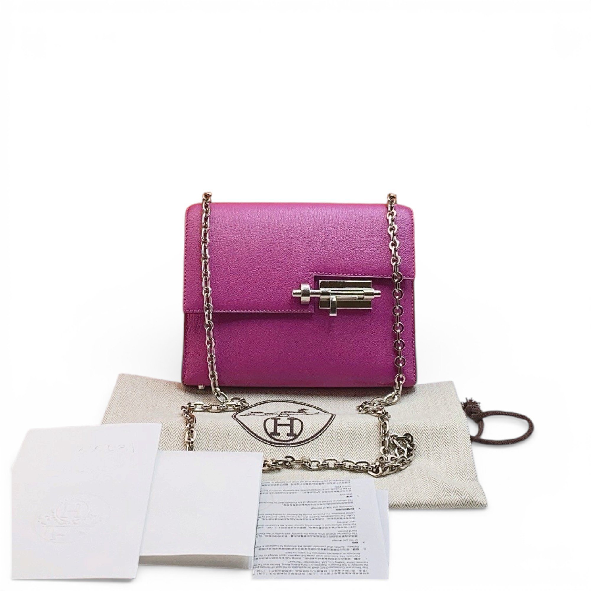 Verrou Mini leather handbag