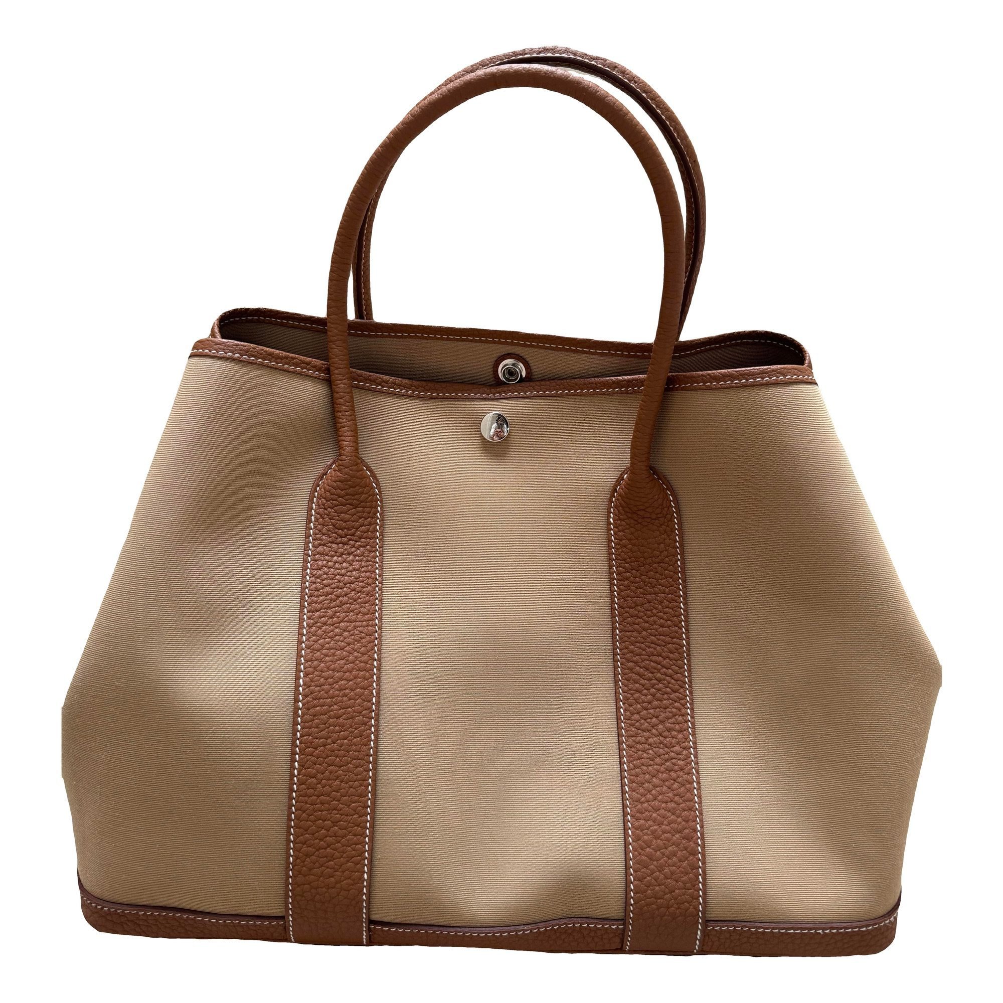 Hermes Garden Party linen tote