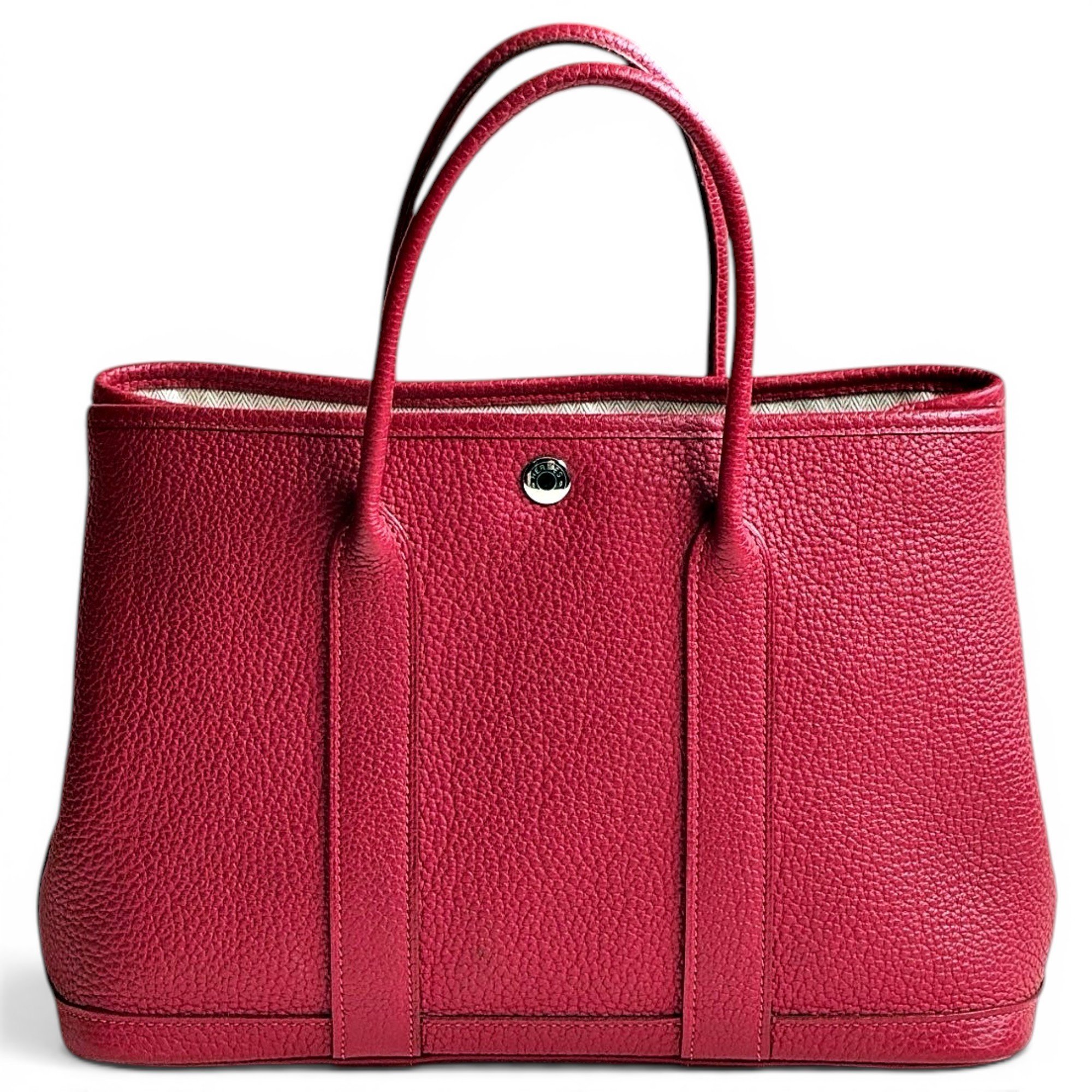 Garden Party leather handbag