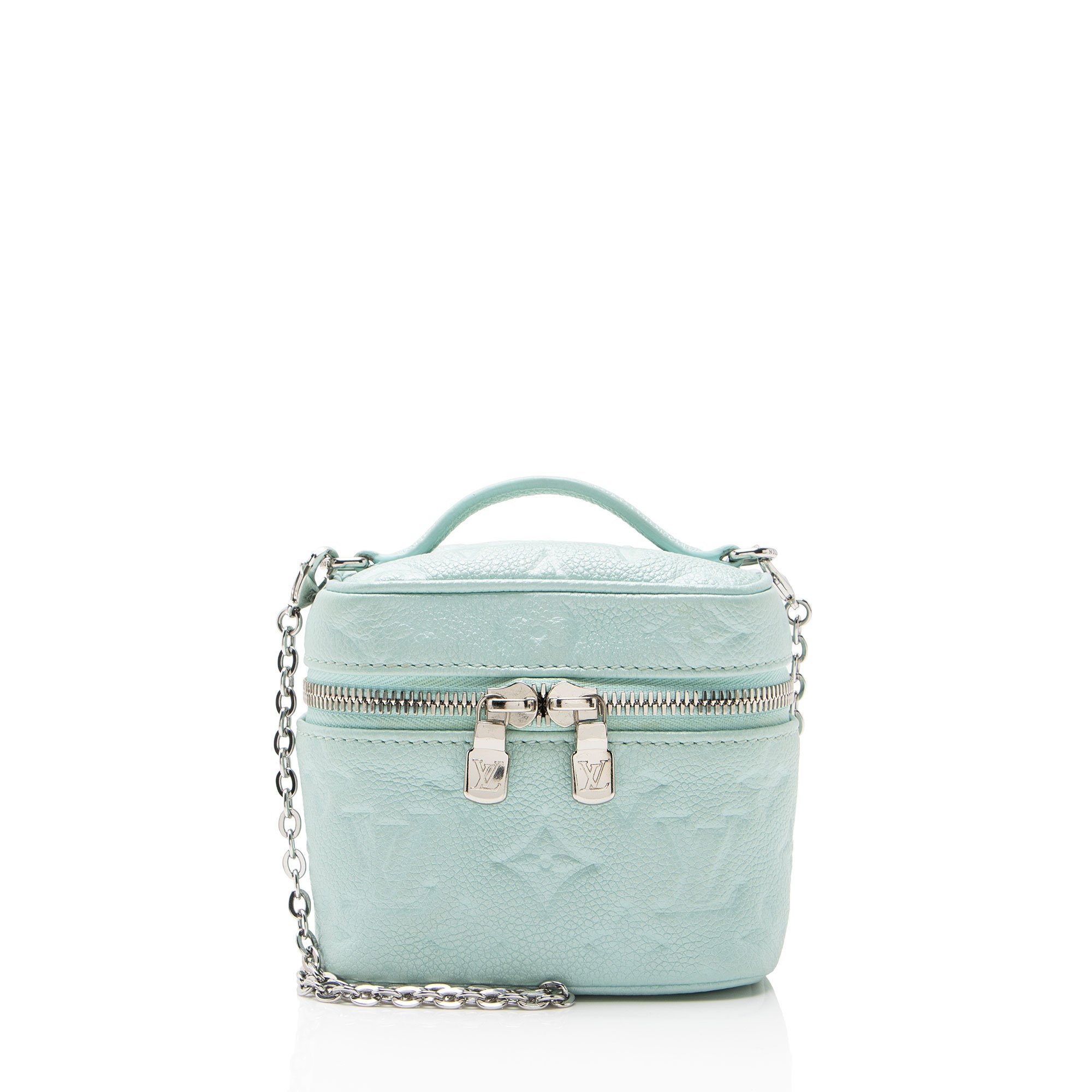 Vanity leather handbag
