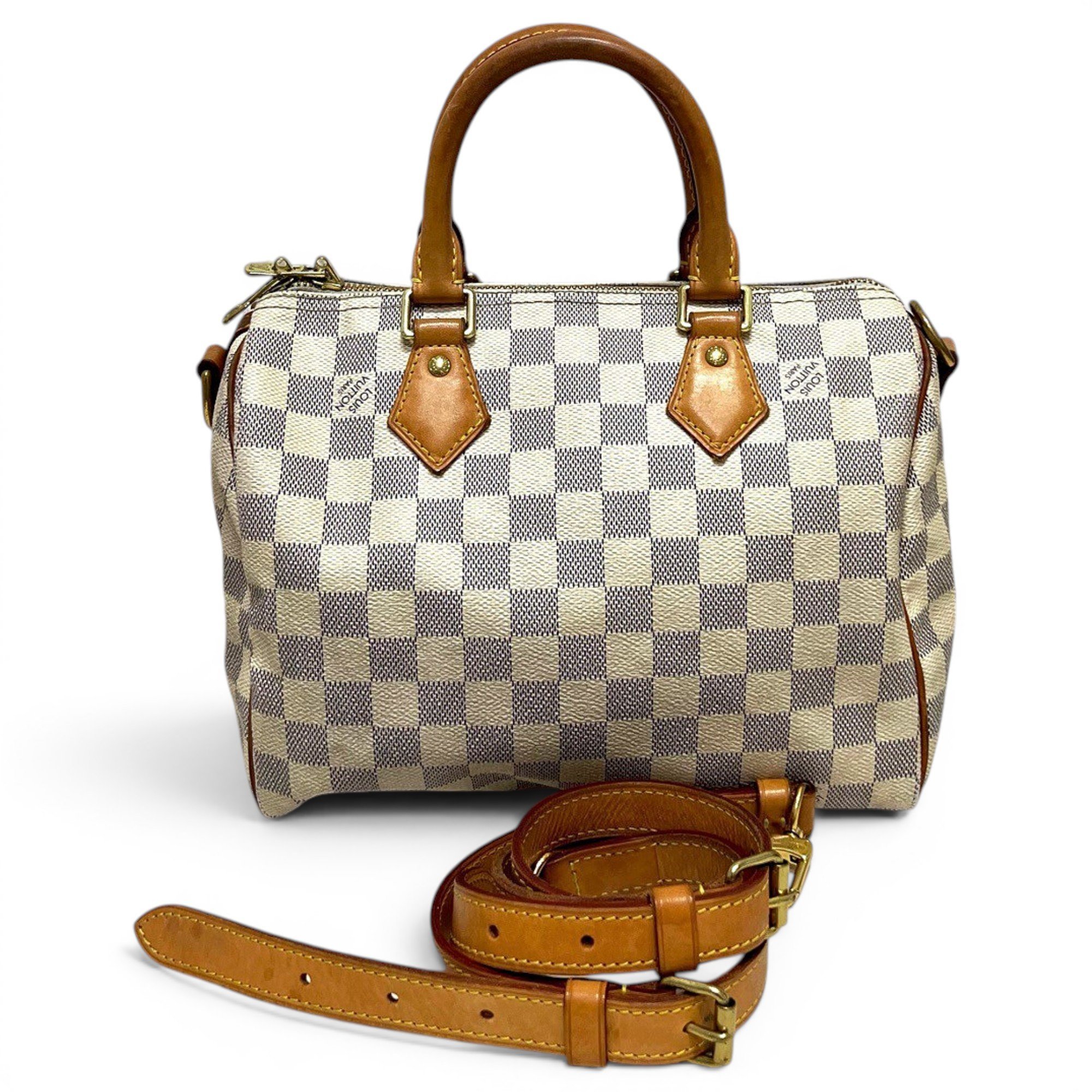 Speedy leather handbag