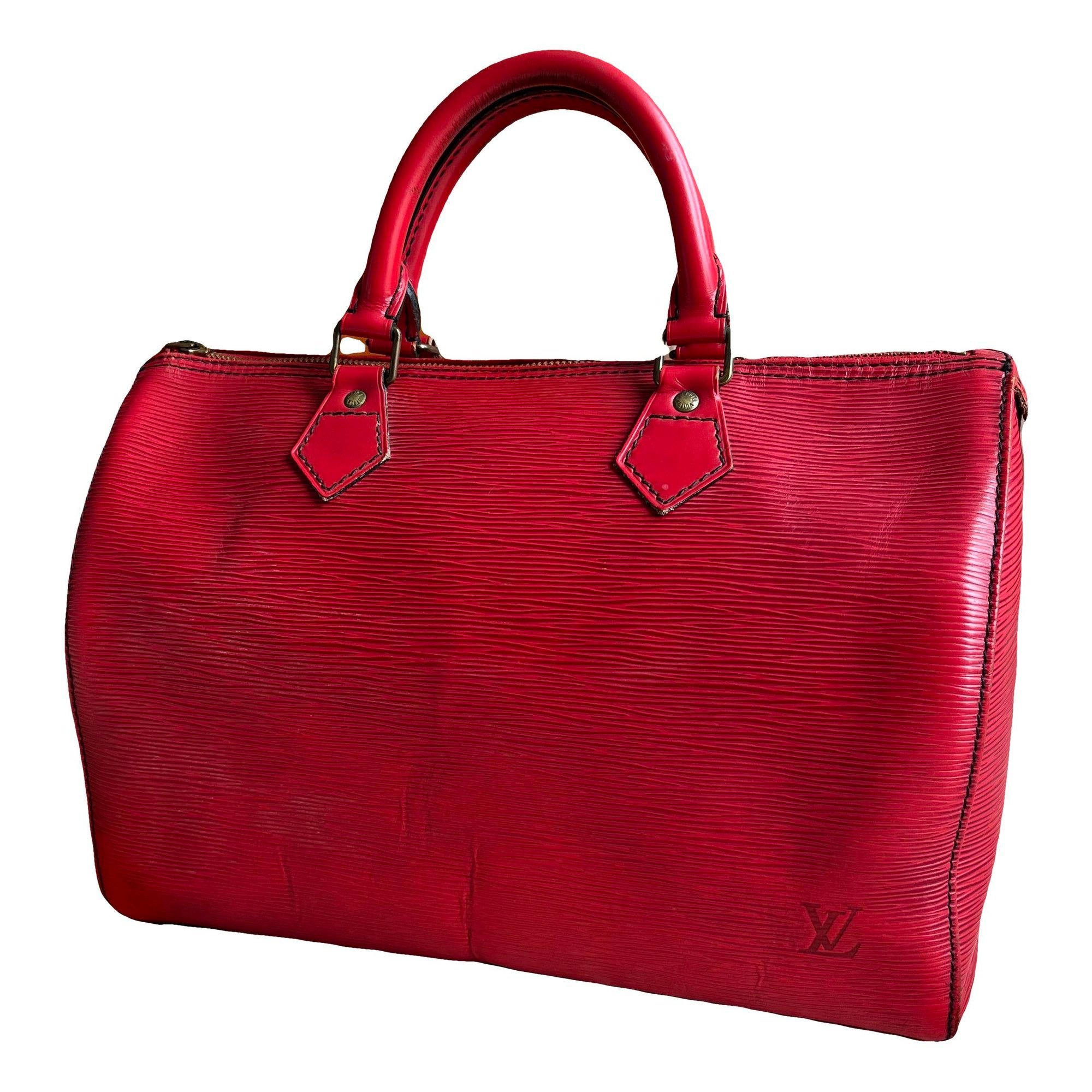 Speedy leather handbag