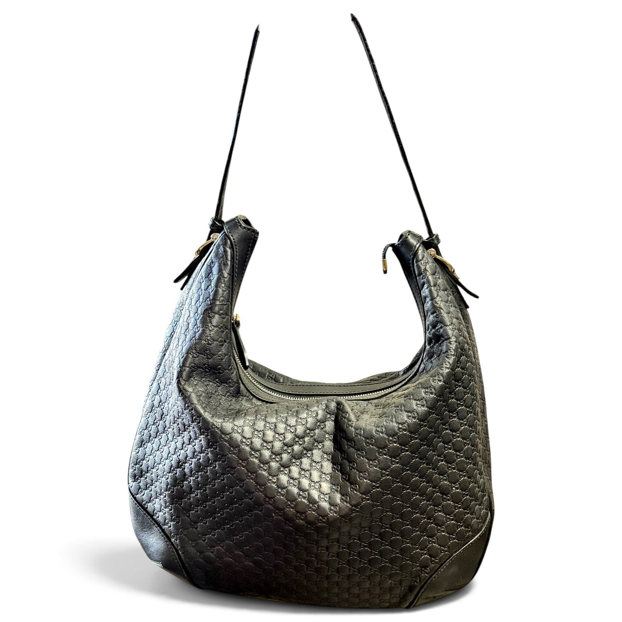 Hobo leather handbag