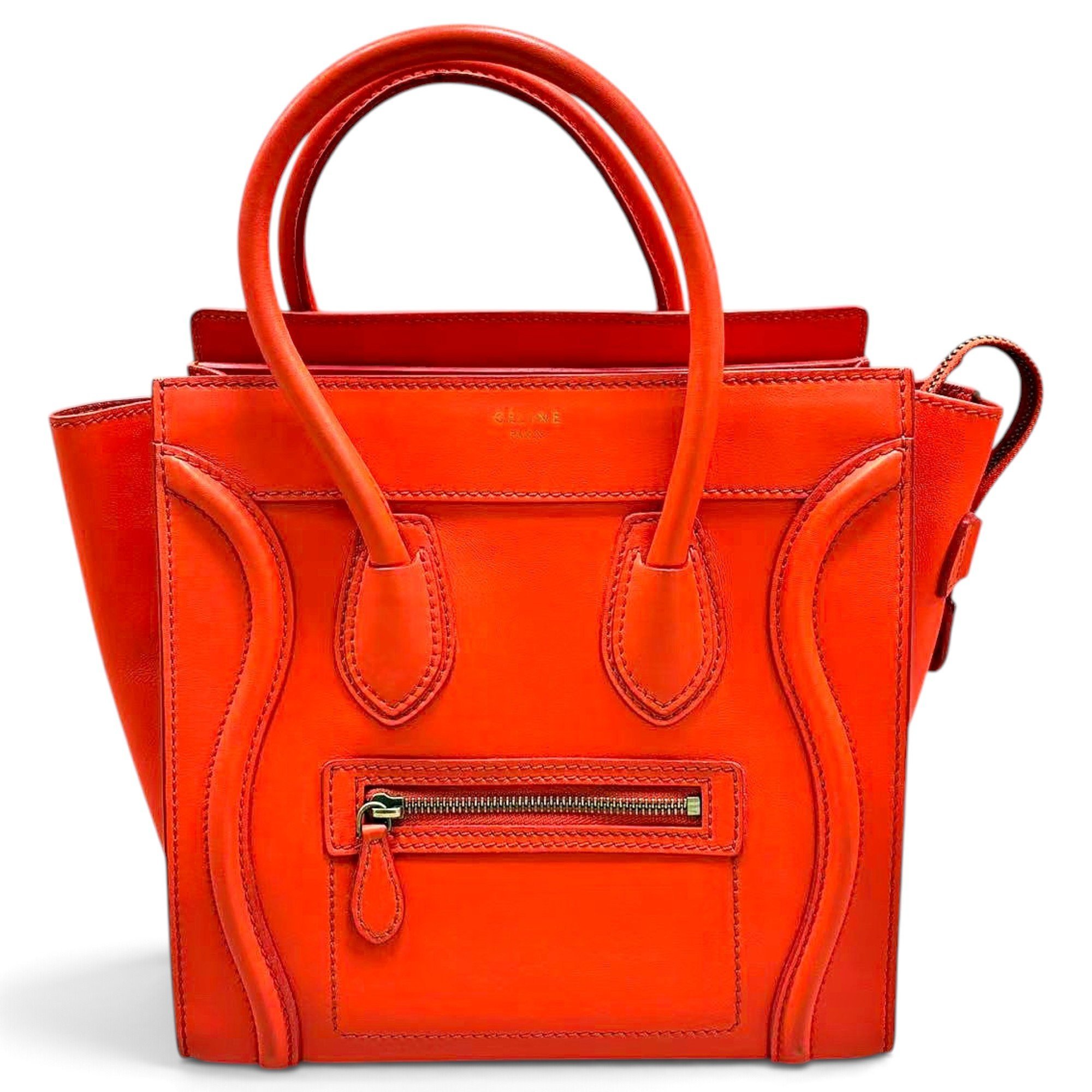 Luggage leather handbag