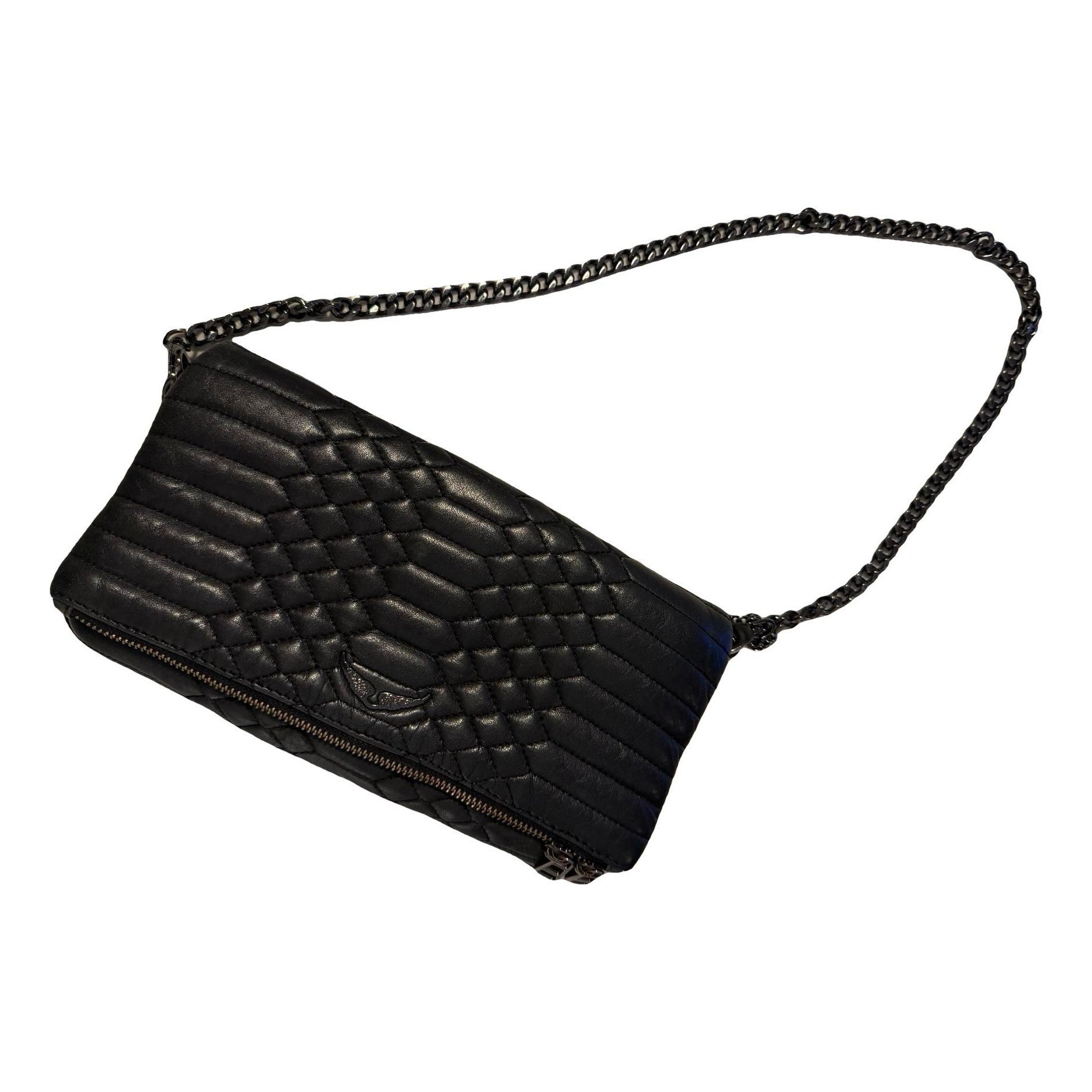 Rock leather crossbody bag