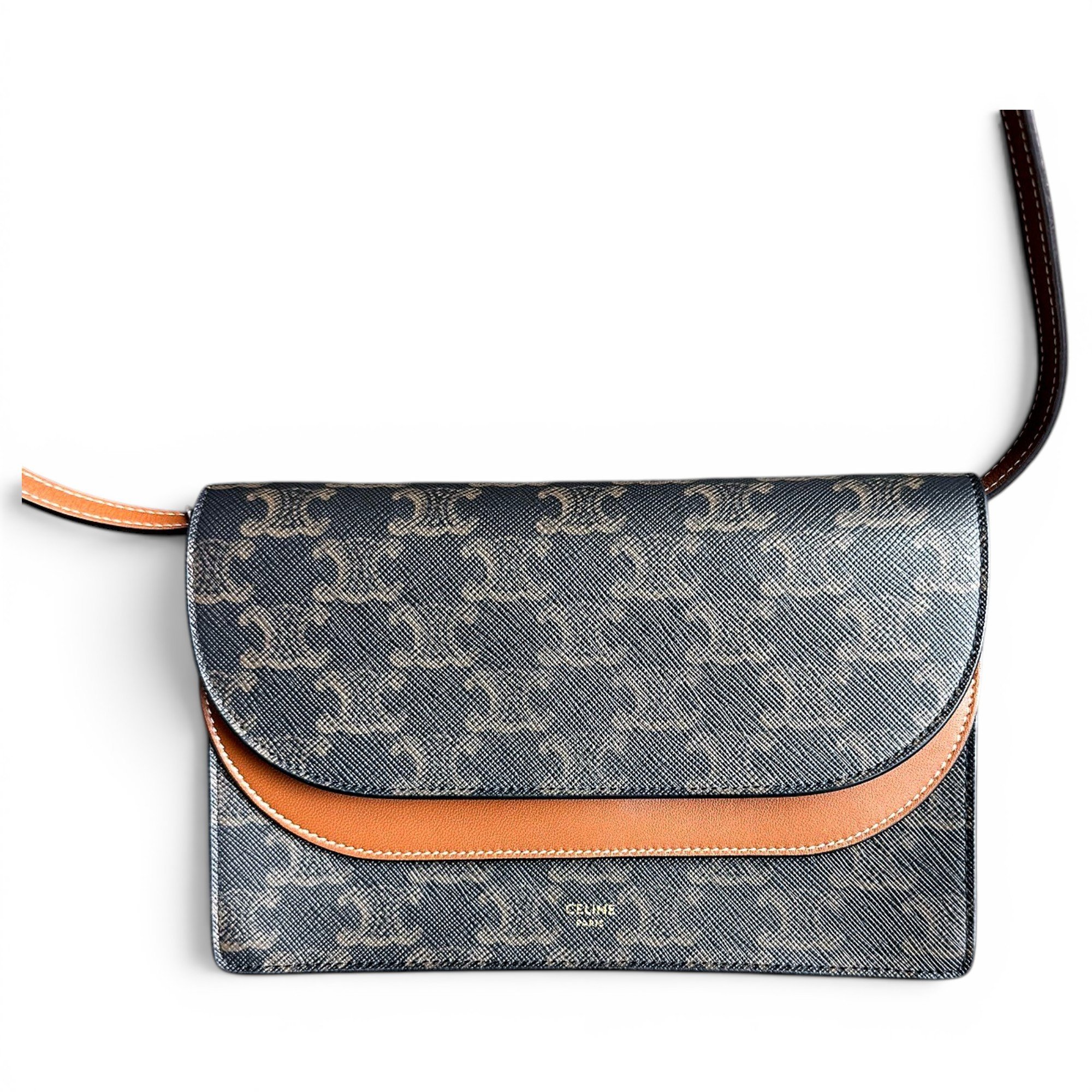Leather crossbody bag