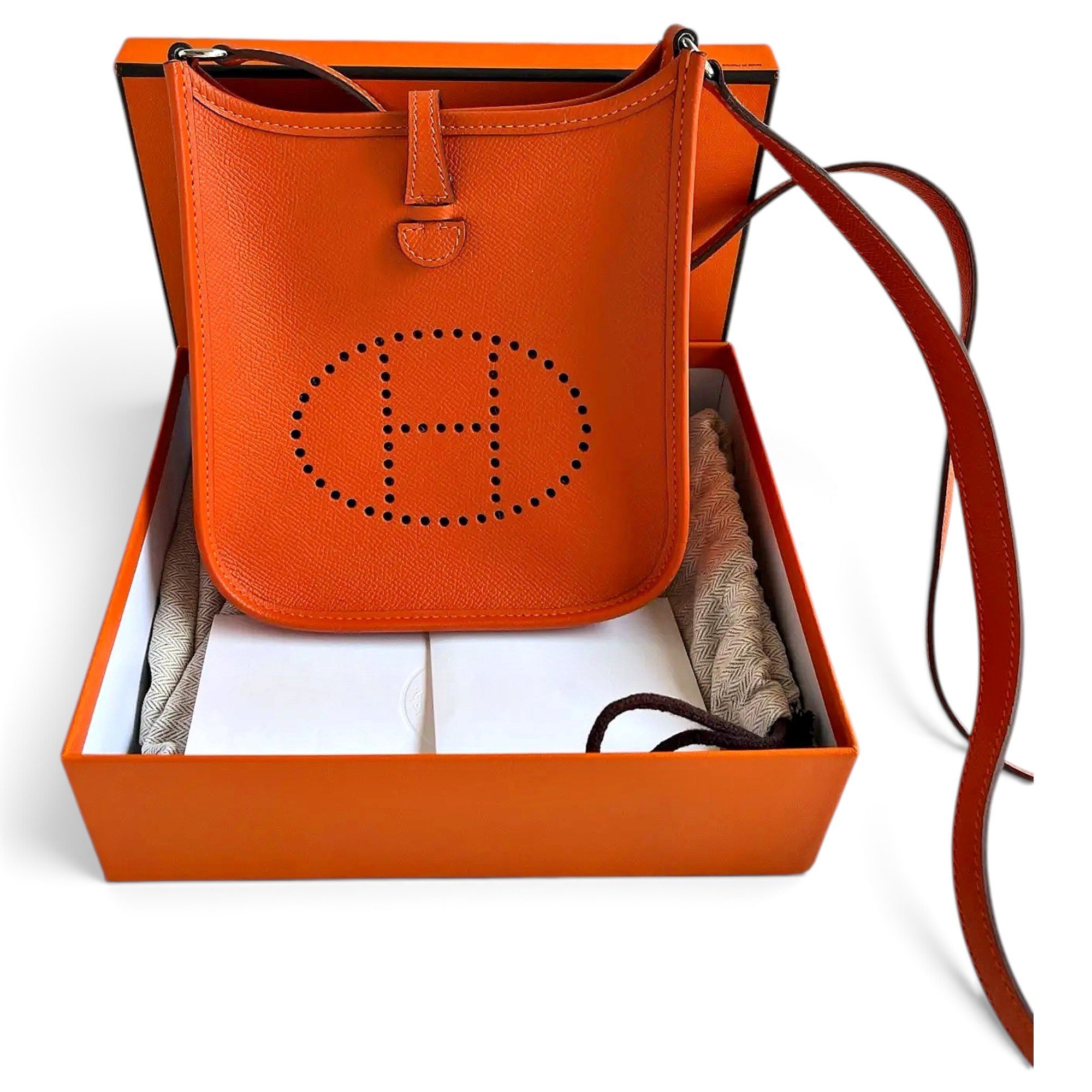 Evelyne leather crossbody bag