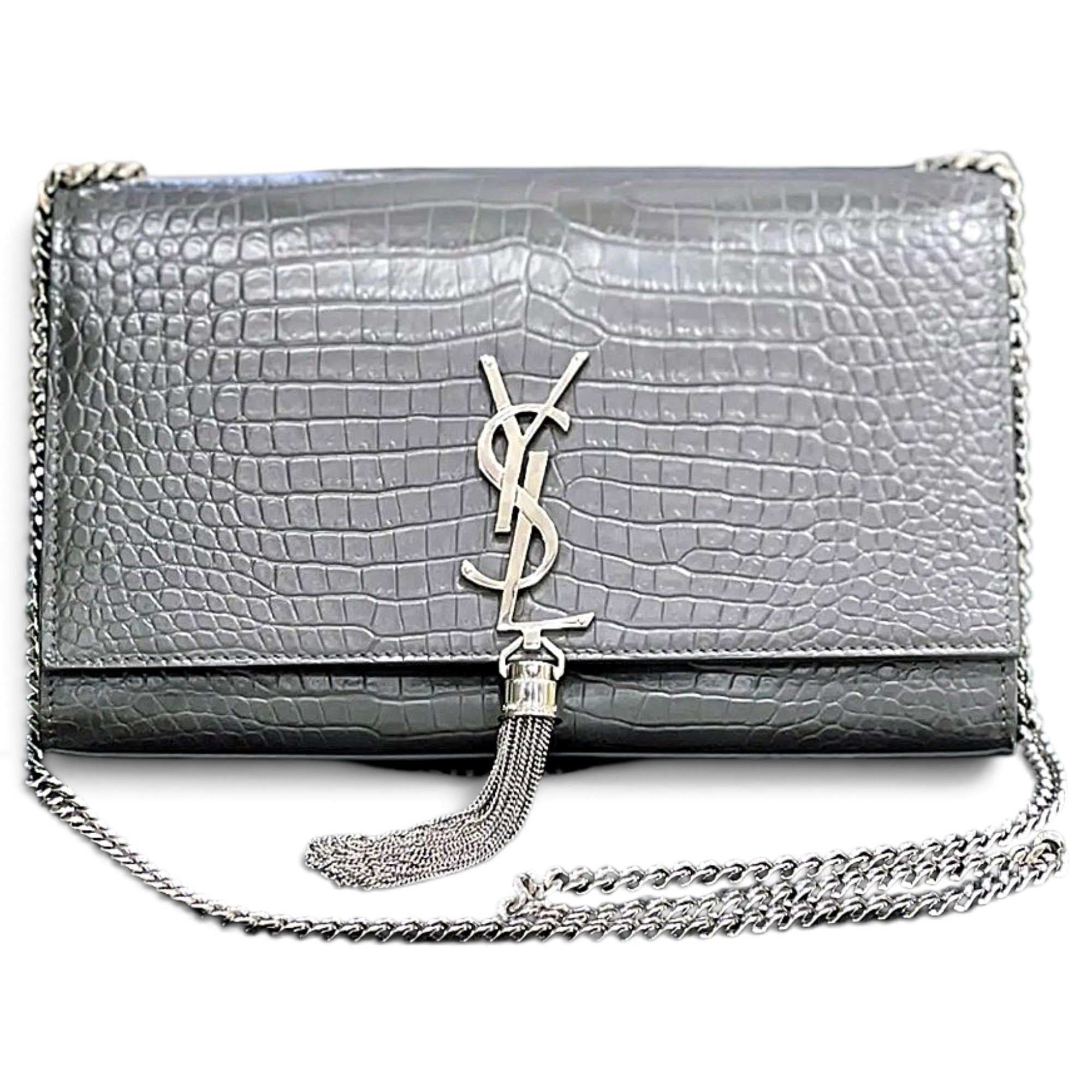Pompom Kate leather handbag