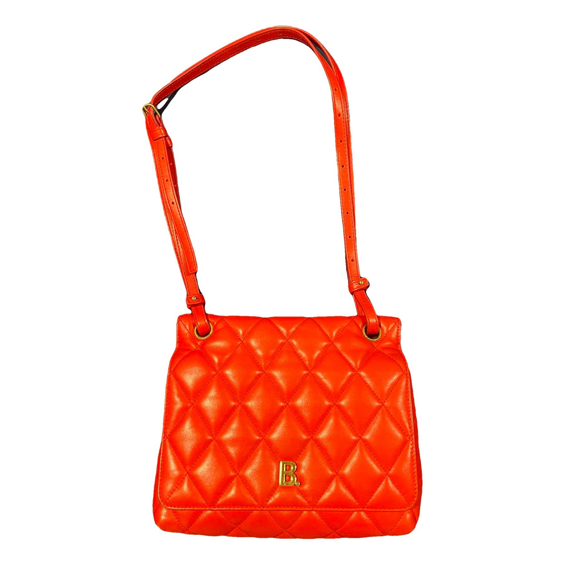 Balenciaga Touch Puffy leather handbag